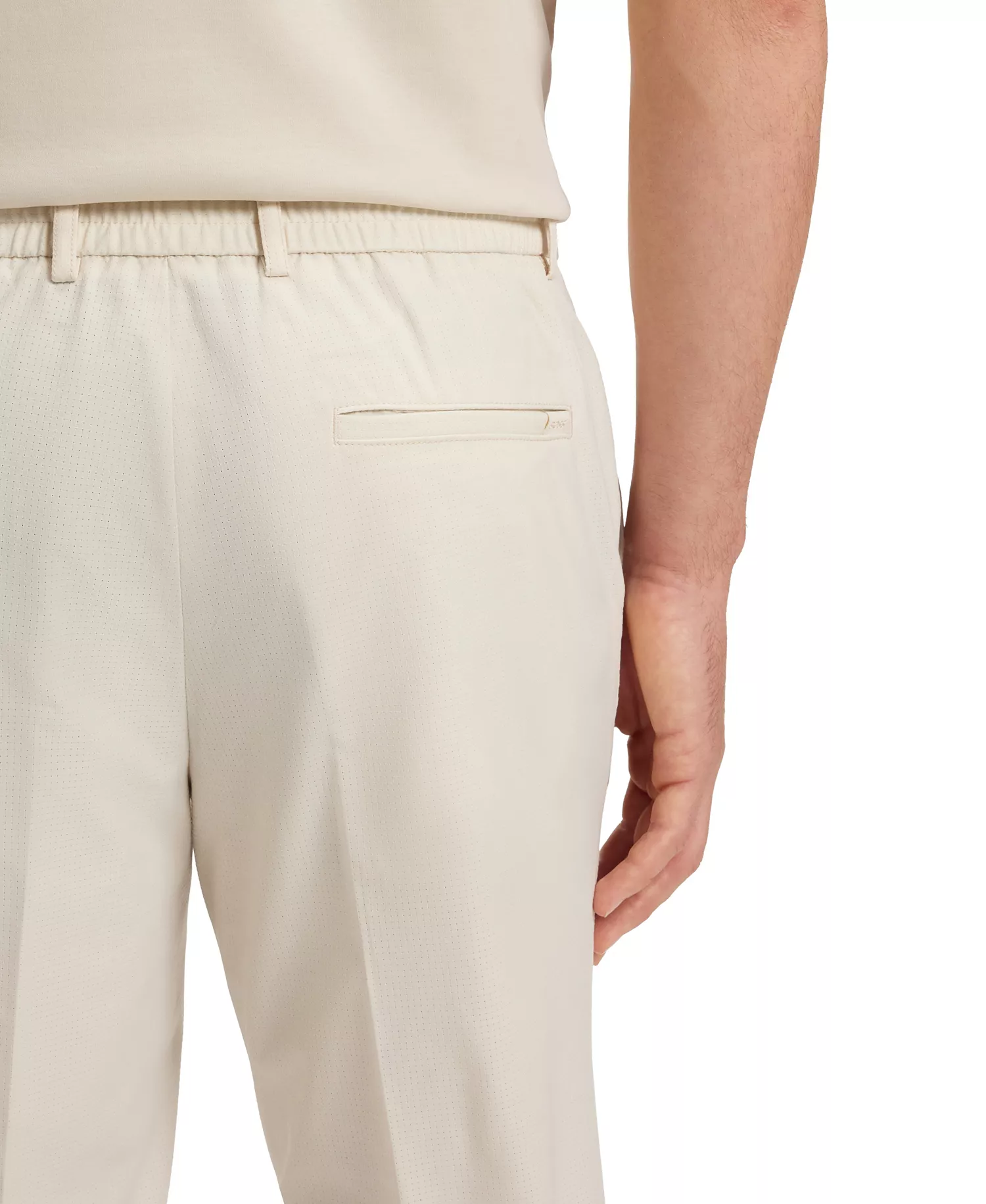 Men's Water-Repellent Stretch Slim-Fit Pants - Open White - 34R