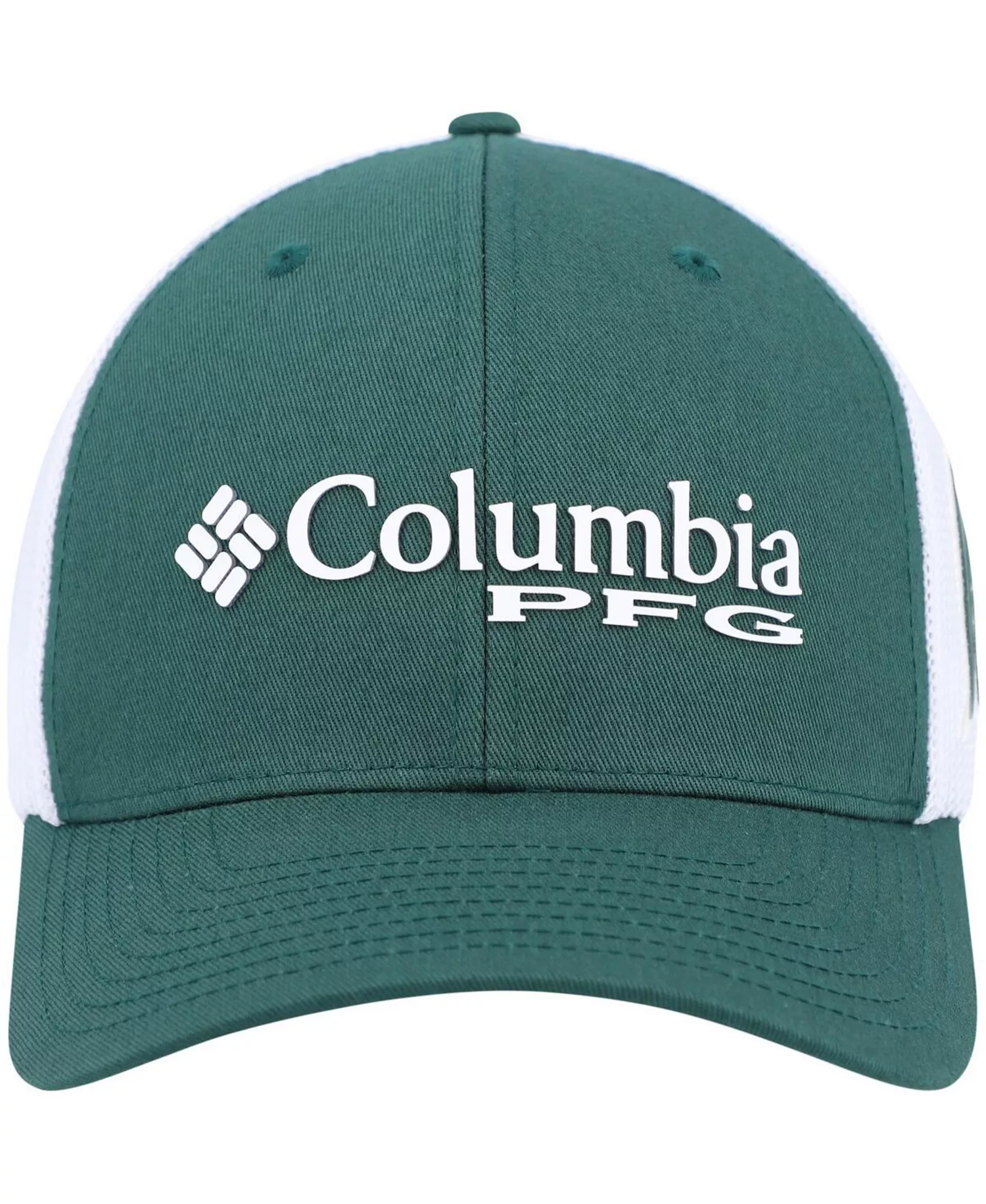 Men's Green, White Michigan State Spartans PFG Flex Hat - Green, White - L/XL