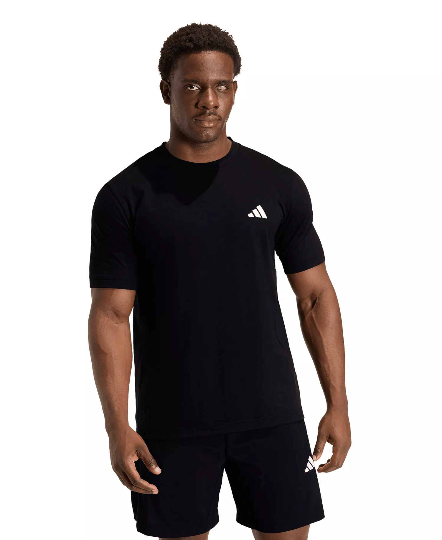 Men's Workout Essentials Crewneck T-Shirt - Black - 2XL