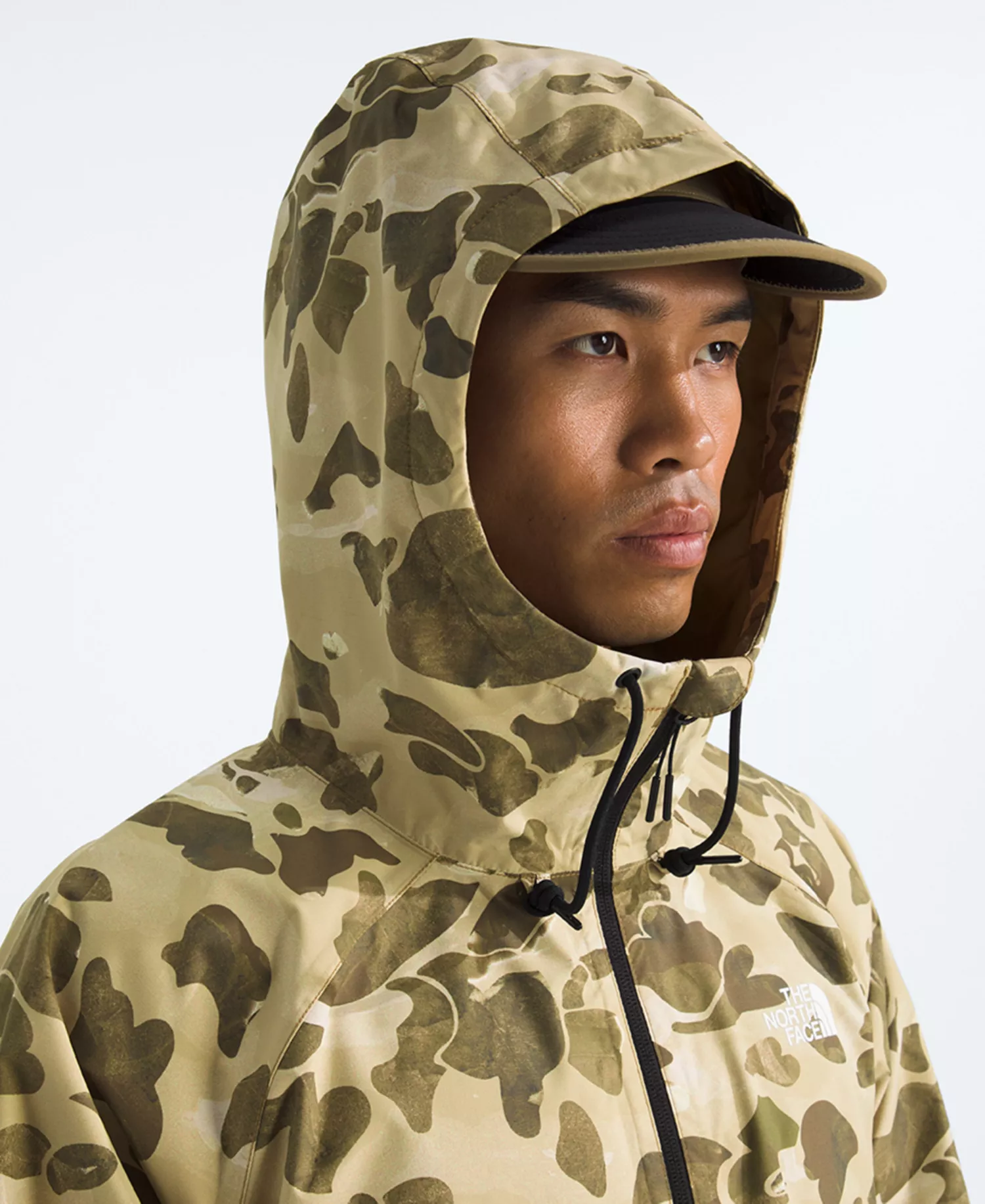Men's Antora Rain Hoodie Jacket - Cedar Heritage Print - 2XL