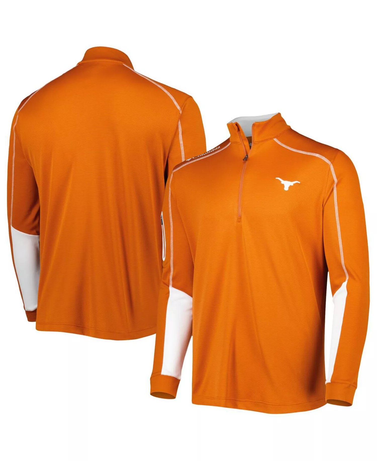 Men's Texas Orange Texas Longhorns Shotgun 2.0 Omni-Wick Quarter-Zip Jacket - Texas Orange - S