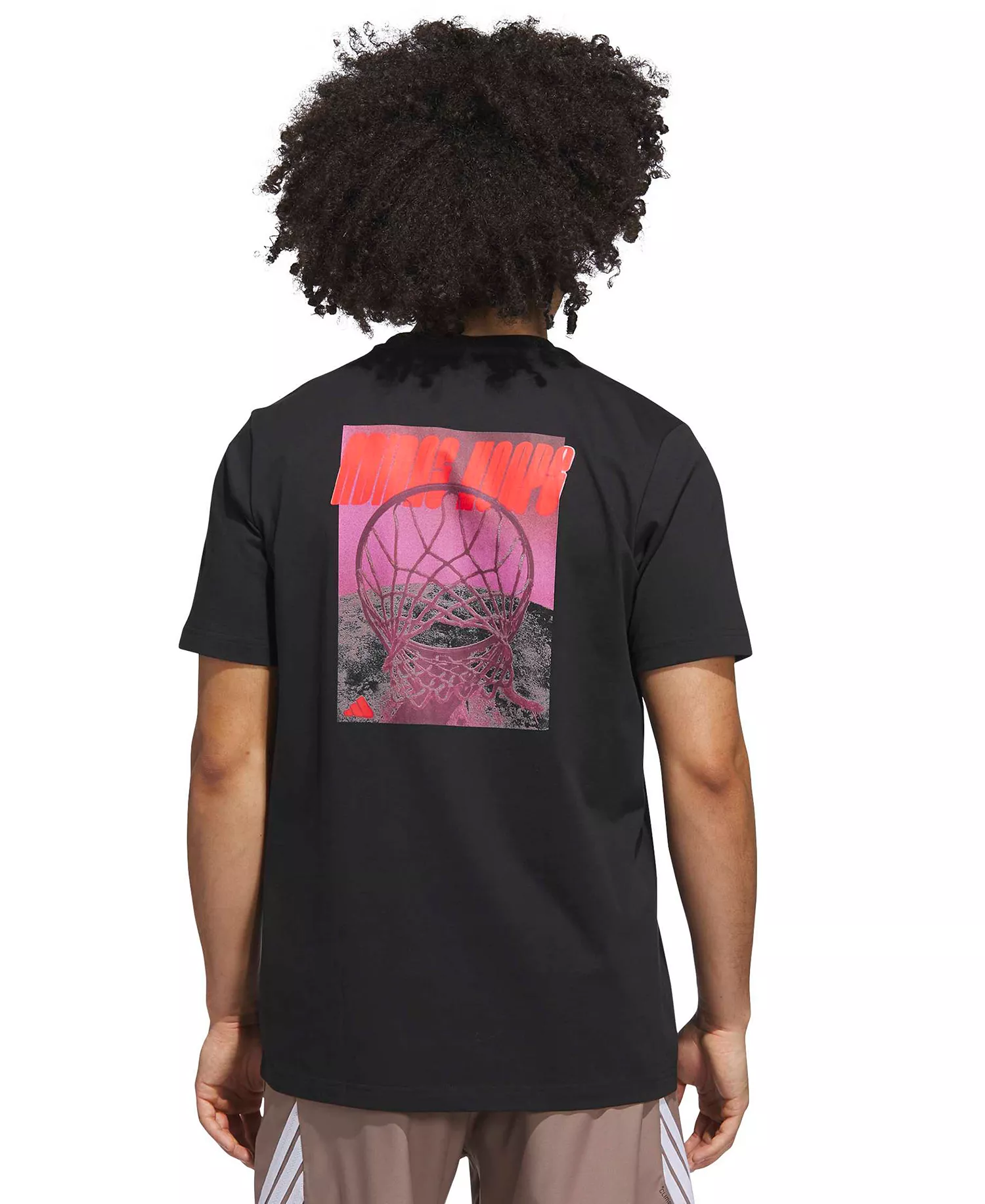 Men's Hoops Graphic Crewneck T-Shirt - Black - 2XL