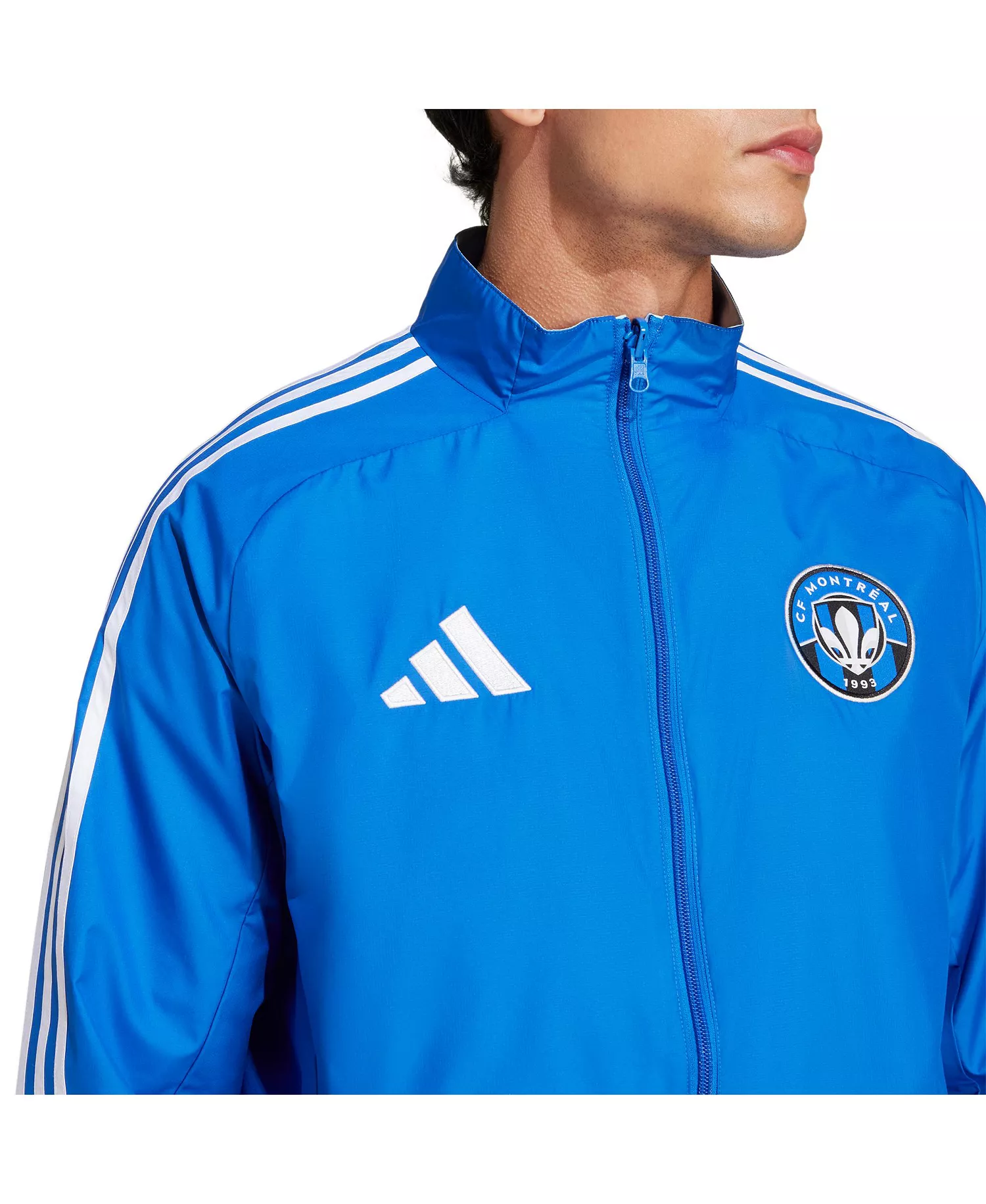 Men's Blue/Light Blue CF Montreal 2025 Anthem Reversible Full-Zip Jacket - Blue, Light Blue - L