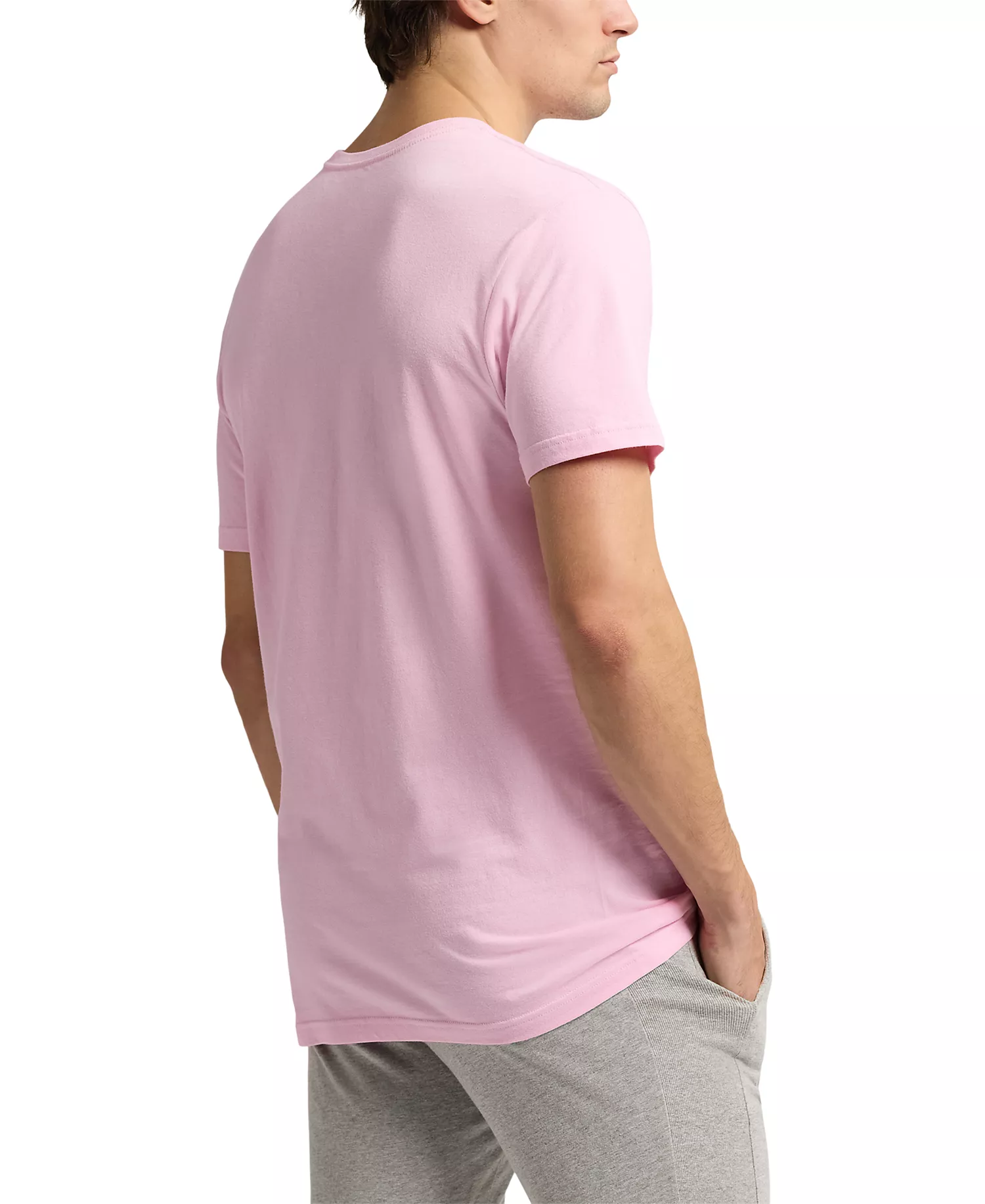 Men's 3-Pack Classic Crewneck Undershirts - Andover Heather/carmel Pink/cruise Navy - L