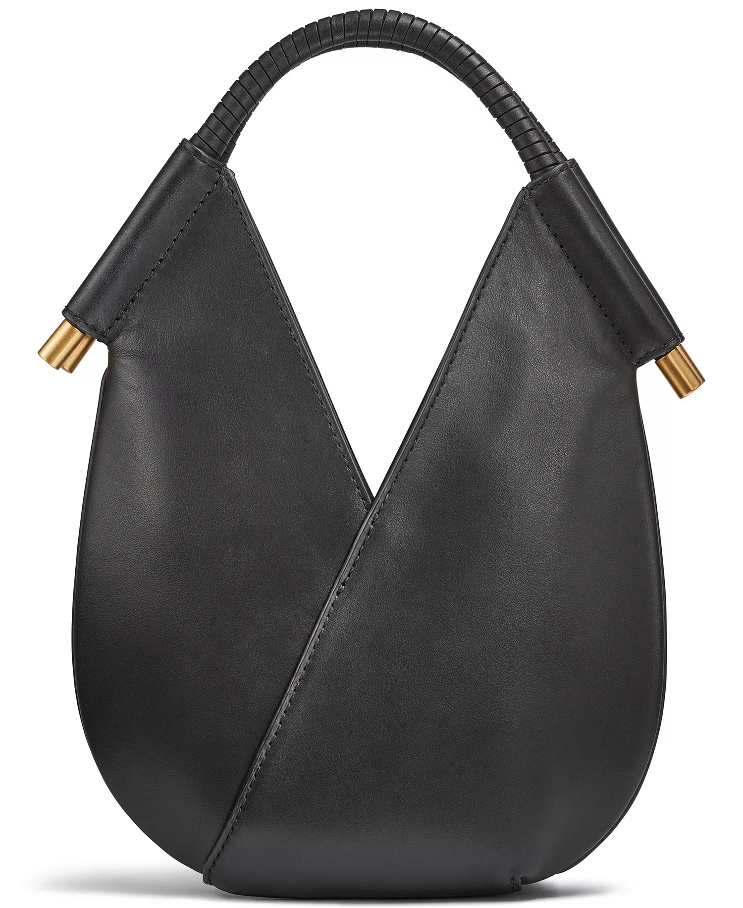 Baldwin Micro Crossbody Bag with Charm Hangoff - Black/gold - NO SIZE