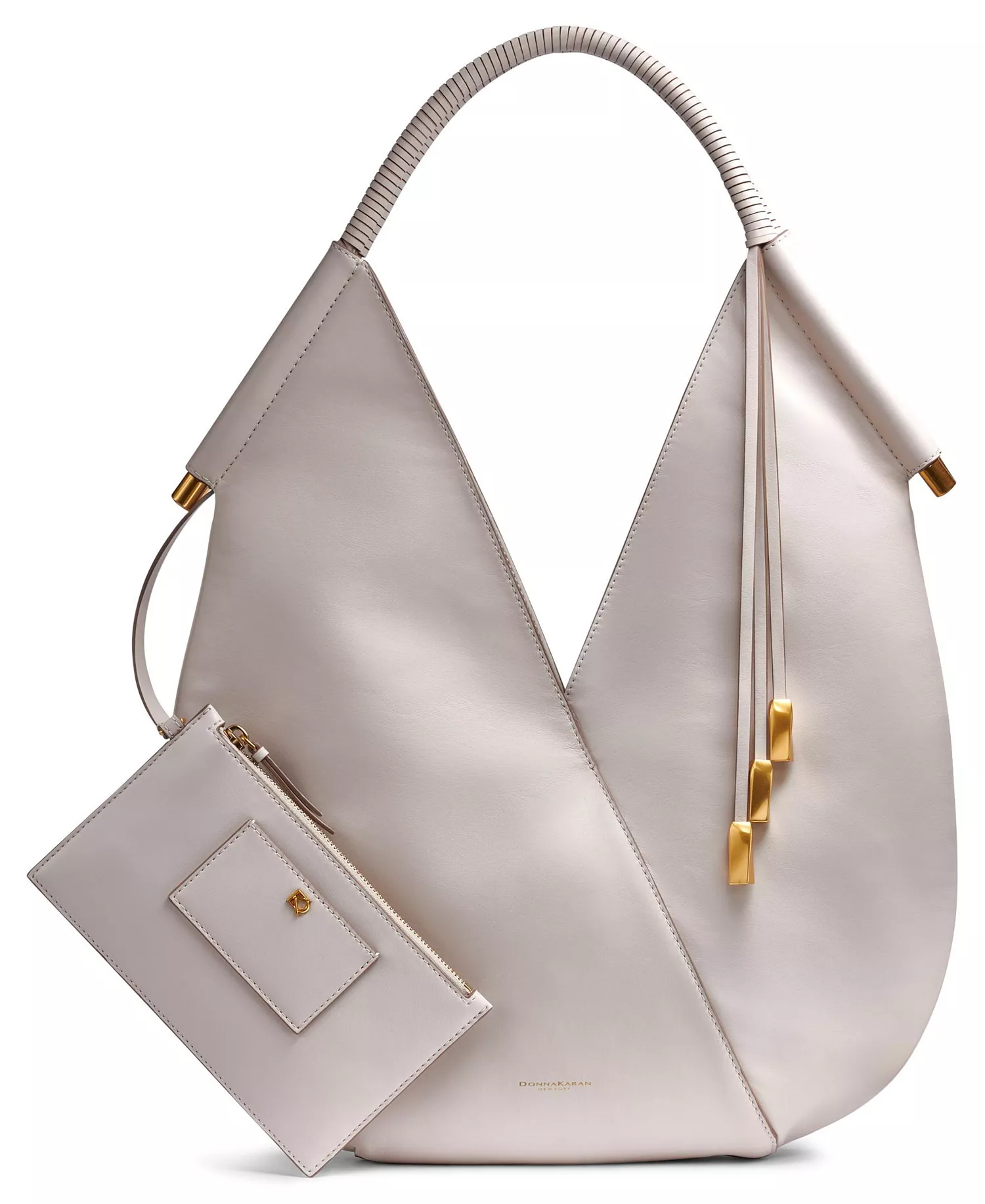 Baldwin Large Shoulder with Leather Wrapped Rounded Handle - Sand - NO SIZE