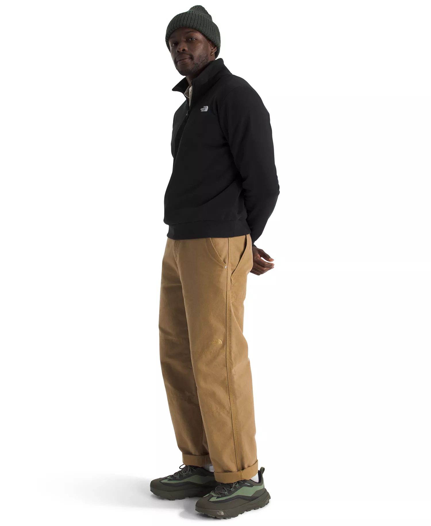 Men's Evolution Simple Dome Quarter Zip Sweatshirt - Black - 2XL