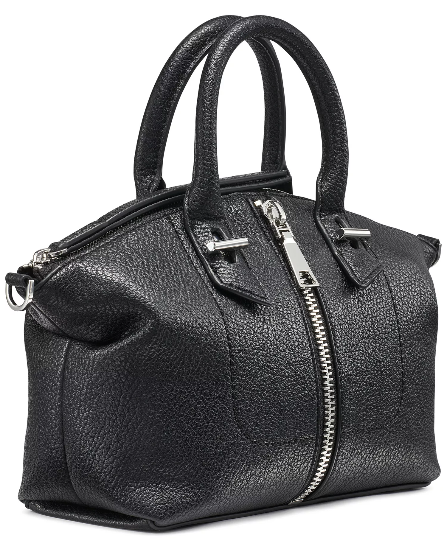 Women's Zinna Mini Satchel Bag - Black/Silver - ONE SIZE