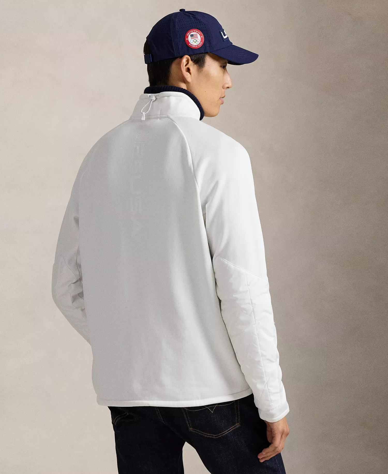Men's Team USA Hybrid Jacket - Ceramic White - L