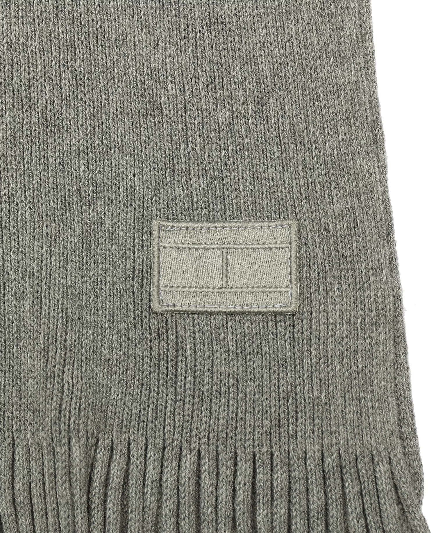 Men's Global Stripe Raschel Scarf - Medium Grey - ONE SIZE