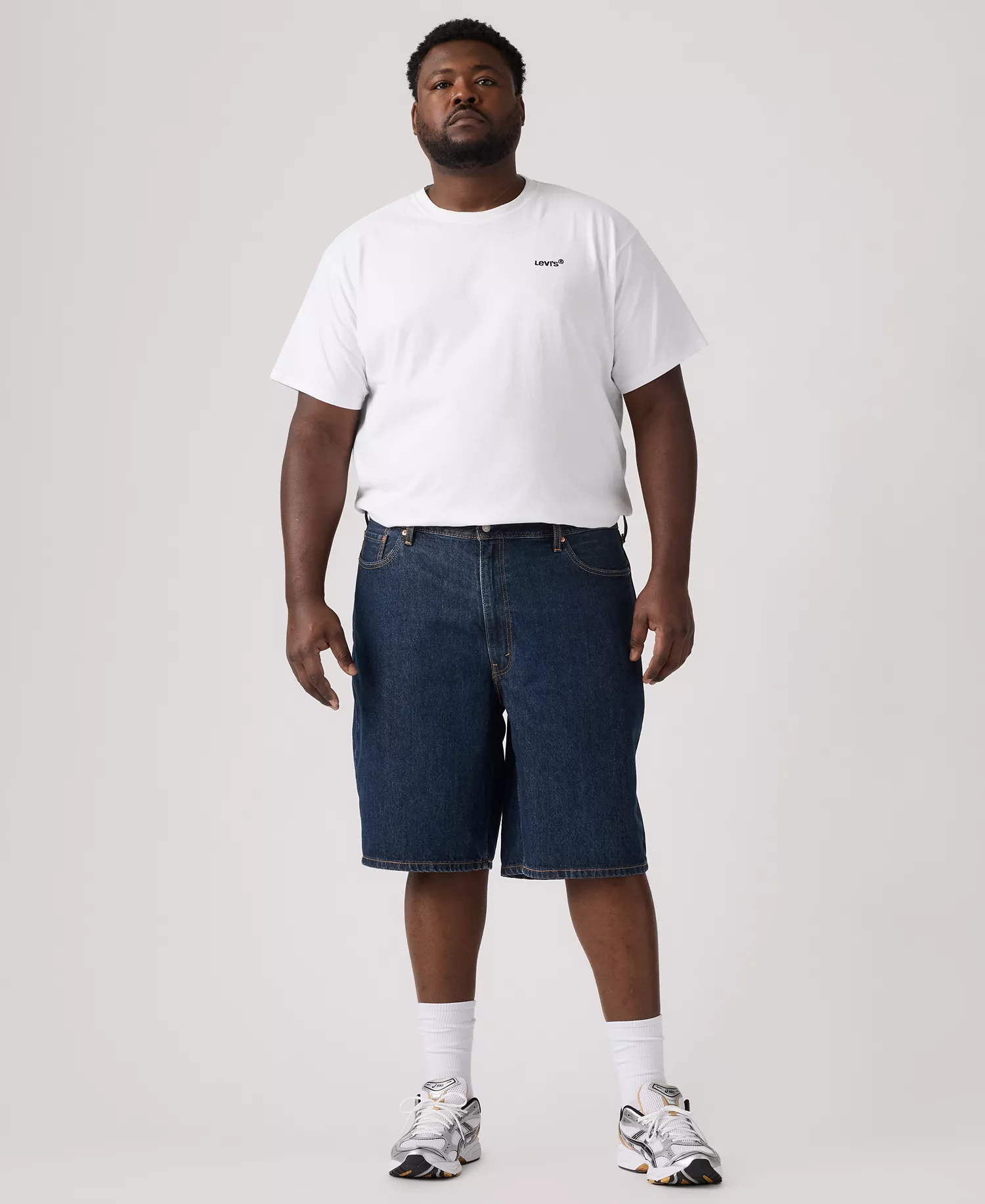 Men's Big & Tall 469 Loose-Fit 12.5" Denim Shorts - Active Run - 44