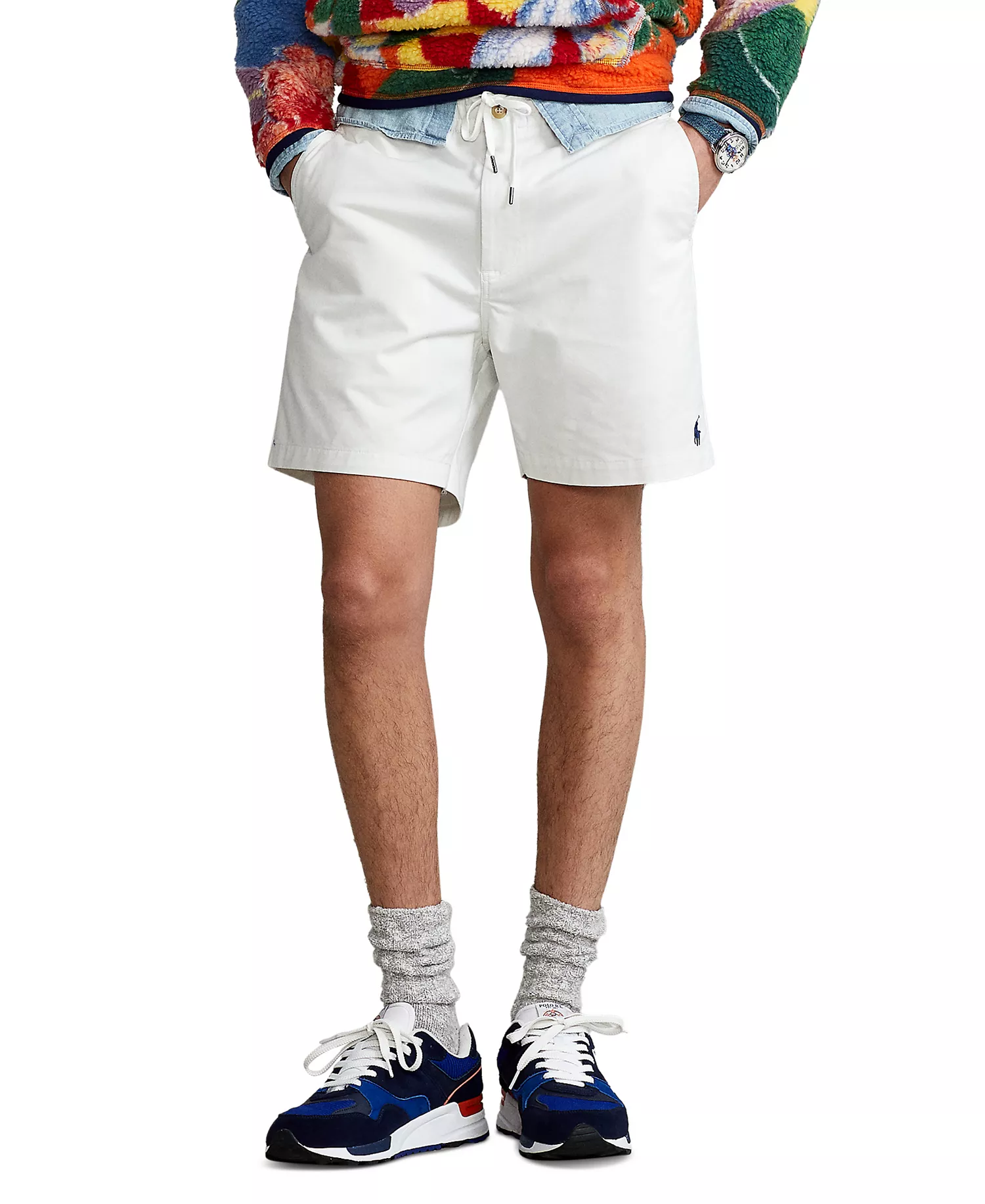 Men's 6-Inch Polo Prepster Stretch Chino Shorts - Deckwash White - 2XL