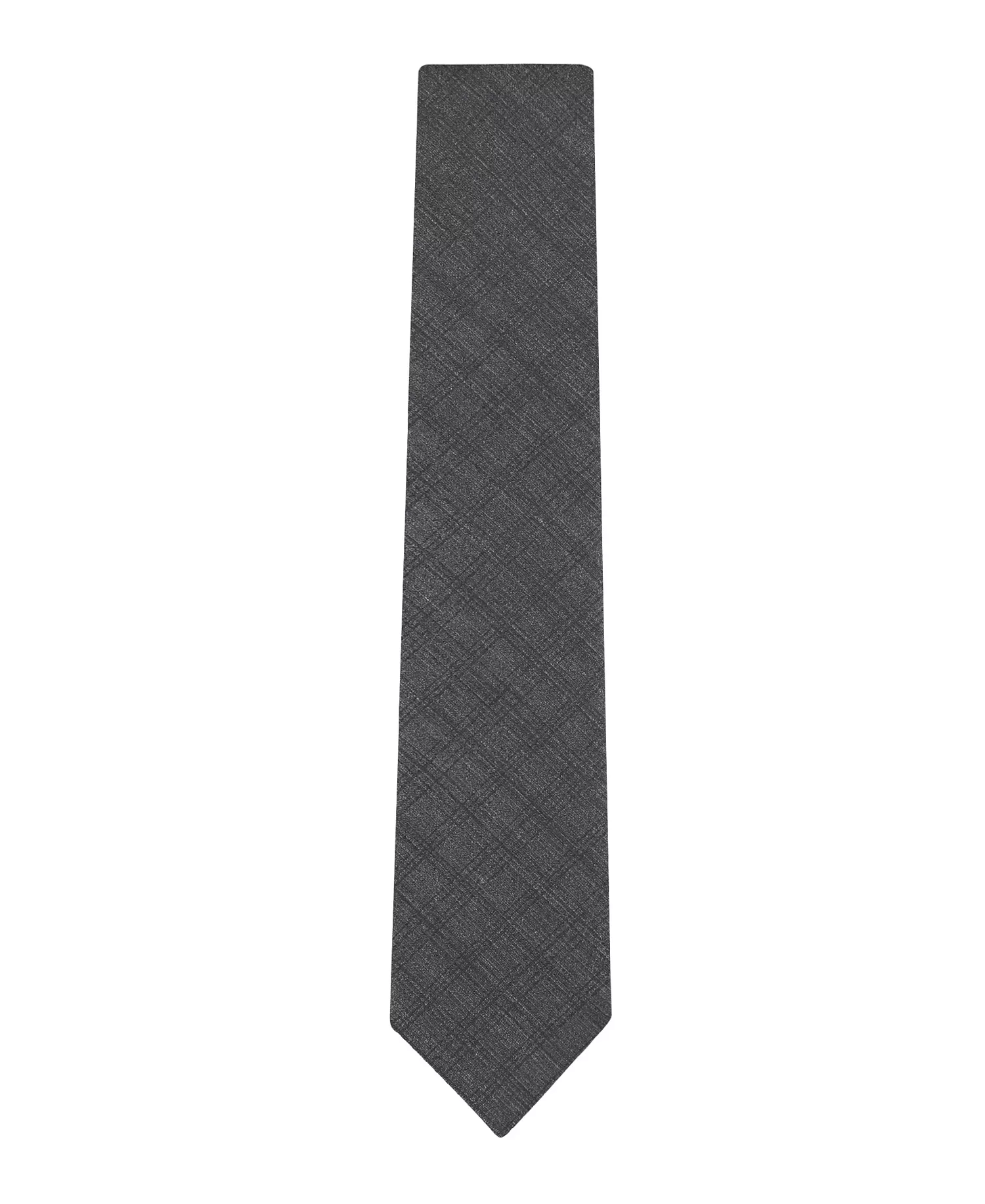 Men's Madeline Grid Tie - Charcoal - ONE SIZE