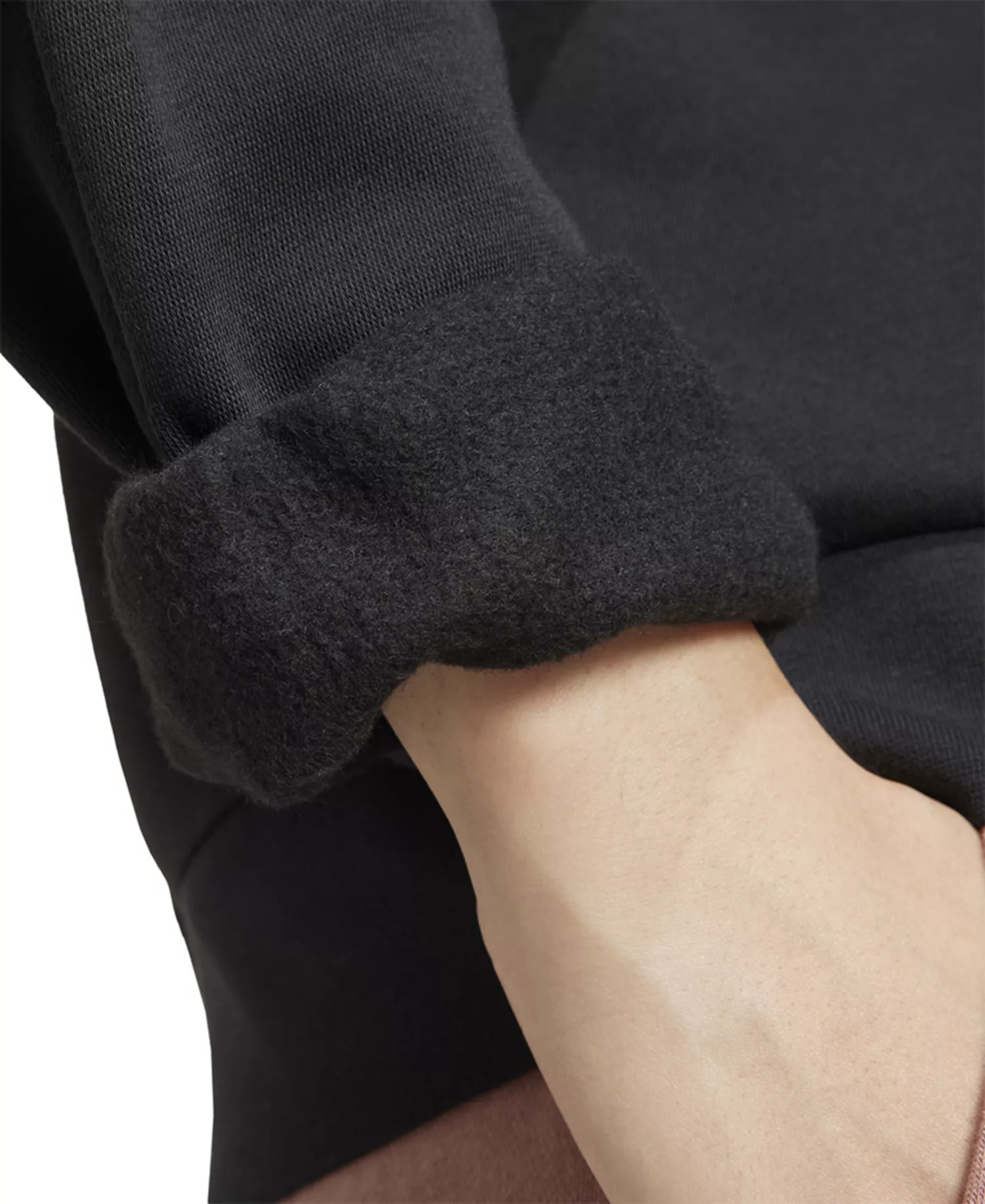 Women's Essentials Crewneck Small-Logo Sweatshirt  - Black/white - 2XL