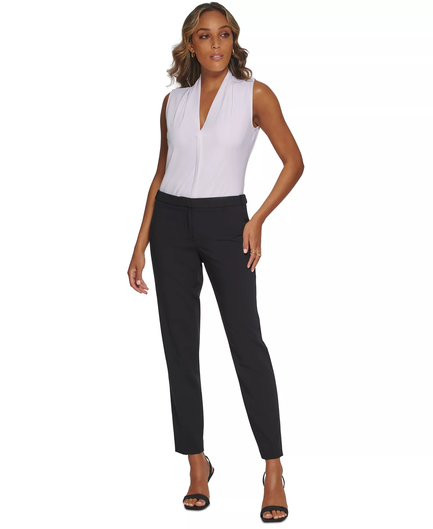 Women's Highline Ankle Length Pant, Regular & Petite - Black - 0