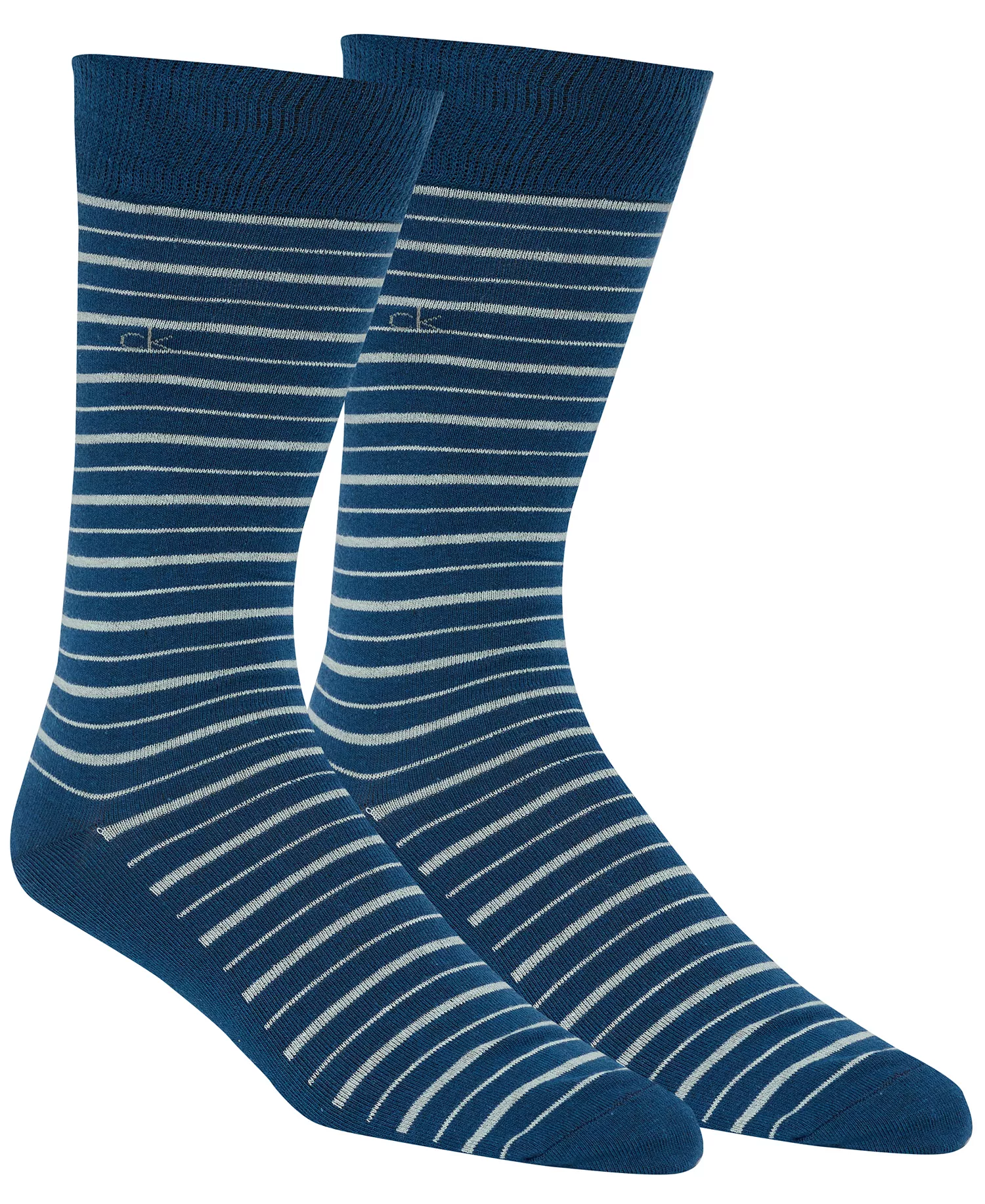 Men's 1-Pack Dress Crew Socks - Blue Multi - ONE SIZE