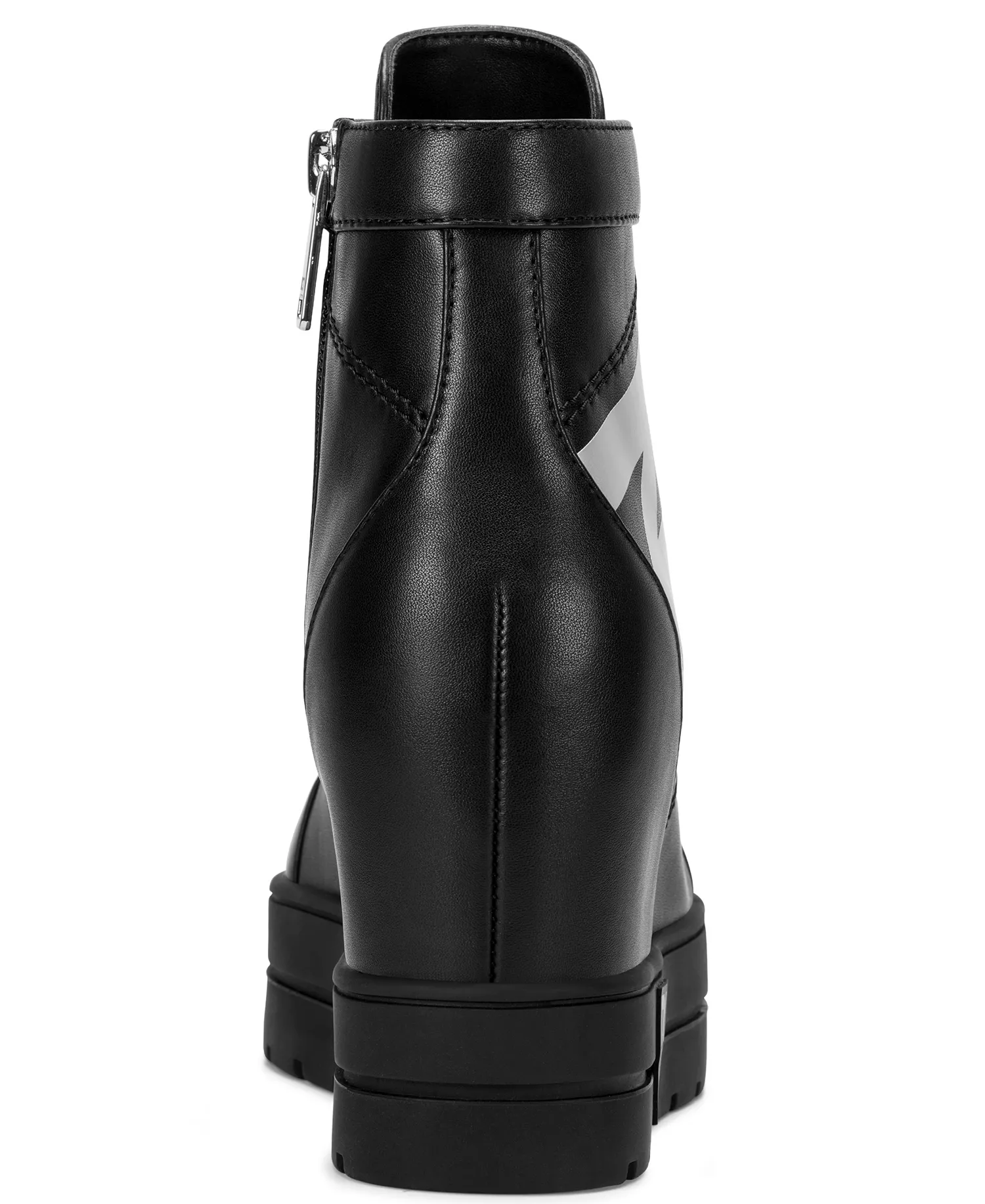 Women's Clary Wedge Sneakers - Black/ Silver - 5M