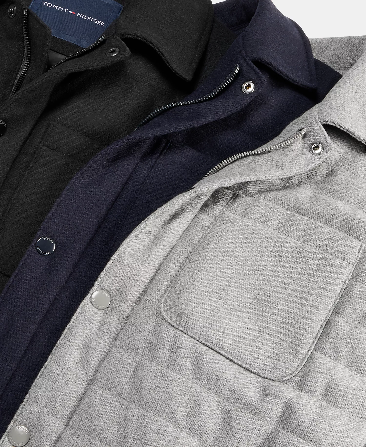 Men's Quilted Shirt Jacket - Black - 2XL