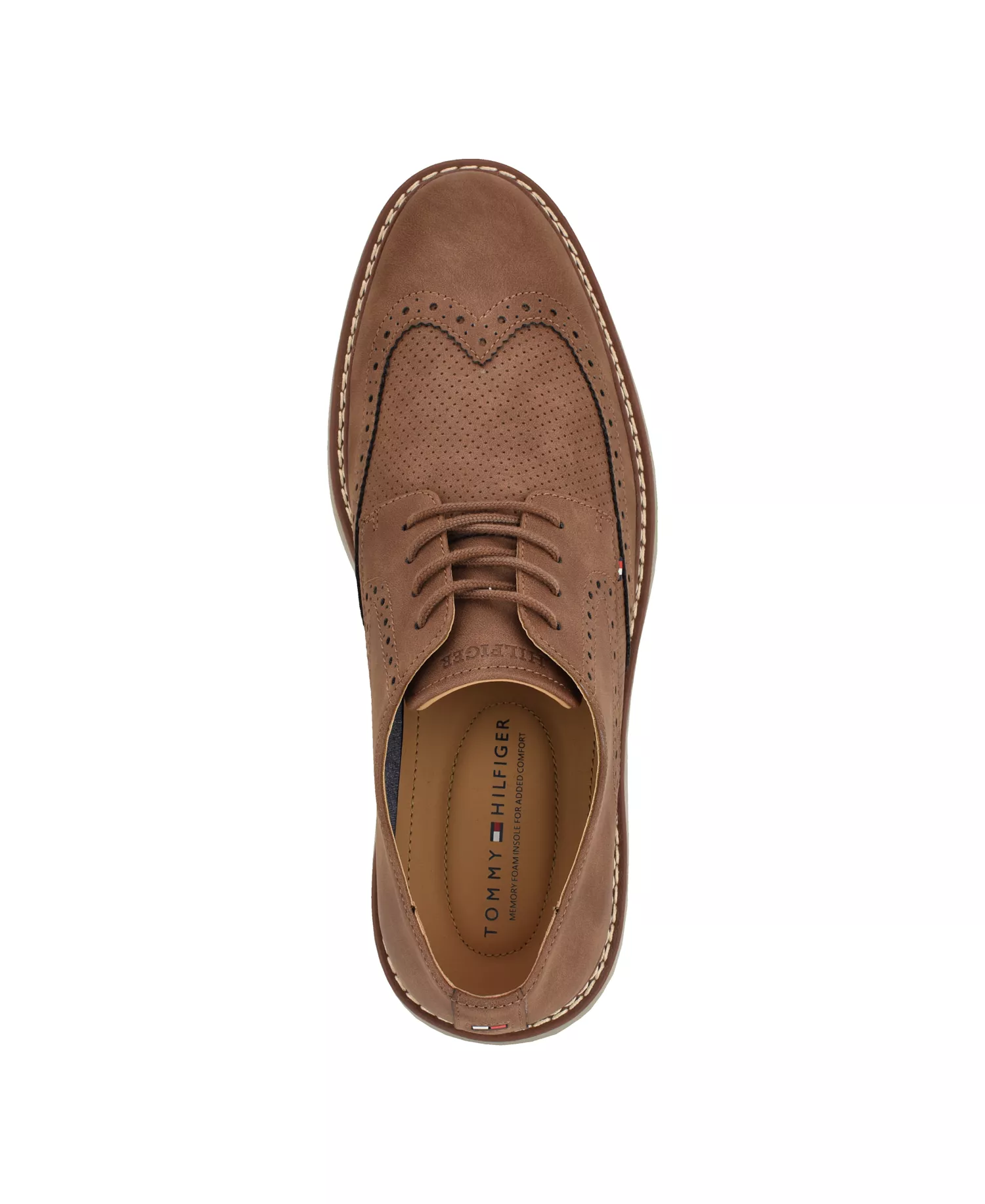 Men's Hinede Casual Dress Lace-Up Oxford Shoes - Dark Brown - 10