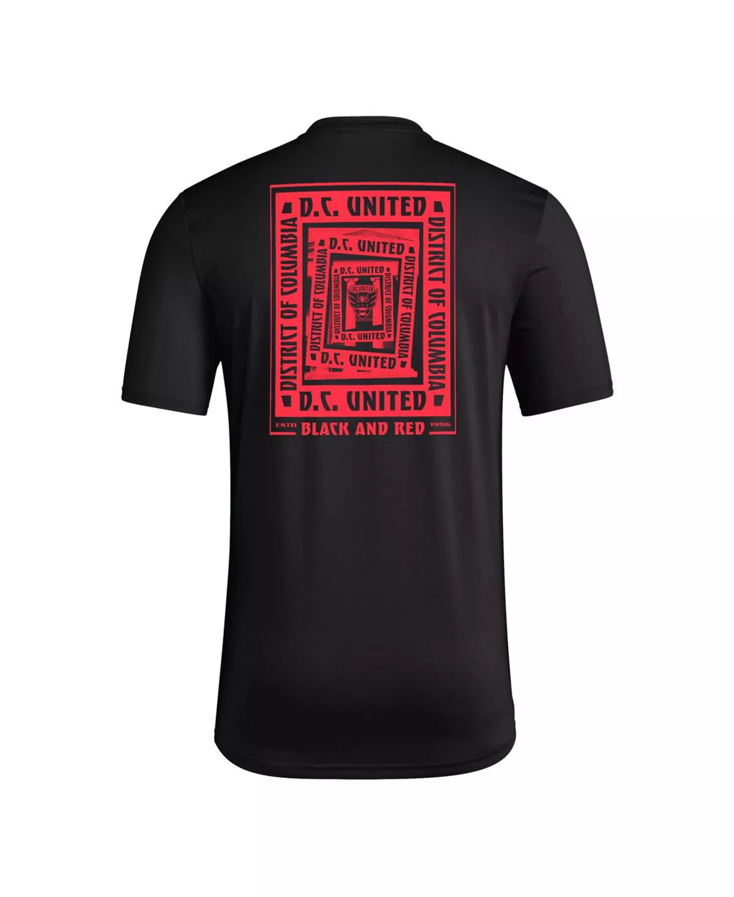 Men's Black D.C. United Local Wrap T-Shirt - Black - L