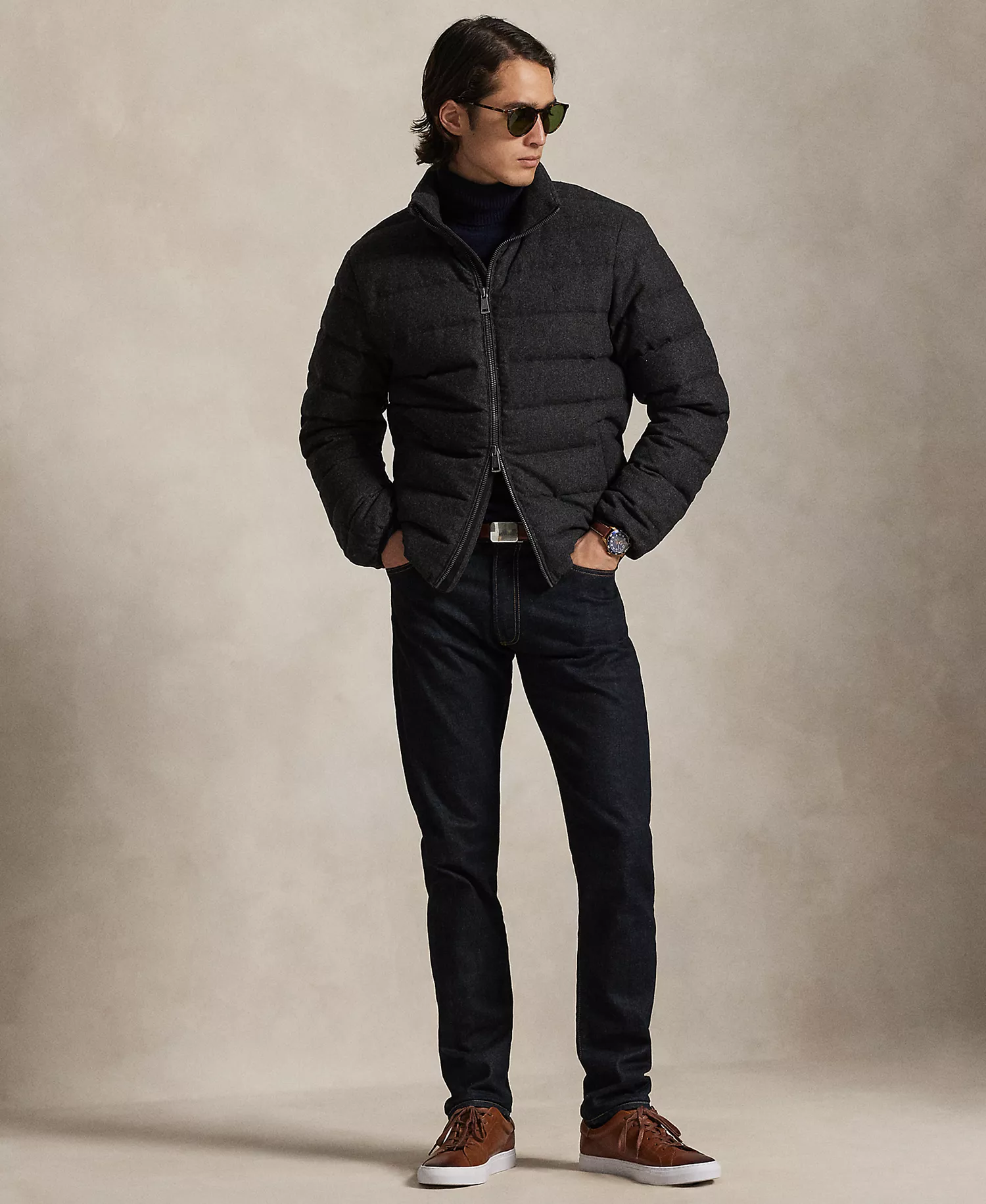 Men's Colden Herringbone Long-Sleeve Jacket - Barclay Heather - 2XL