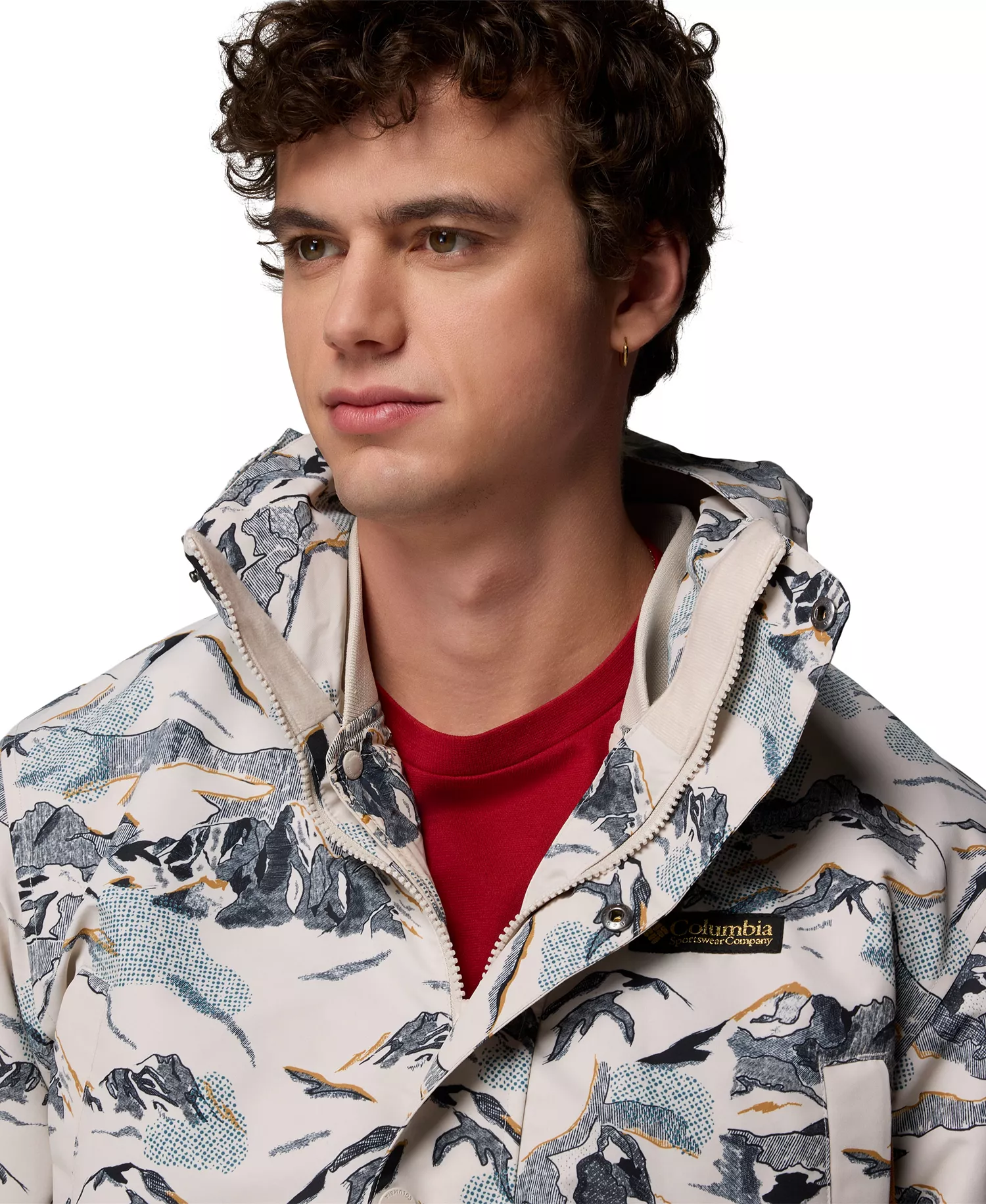Men's High Cascades Interchange Reversible Bomber Jacket - Dark stone - M
