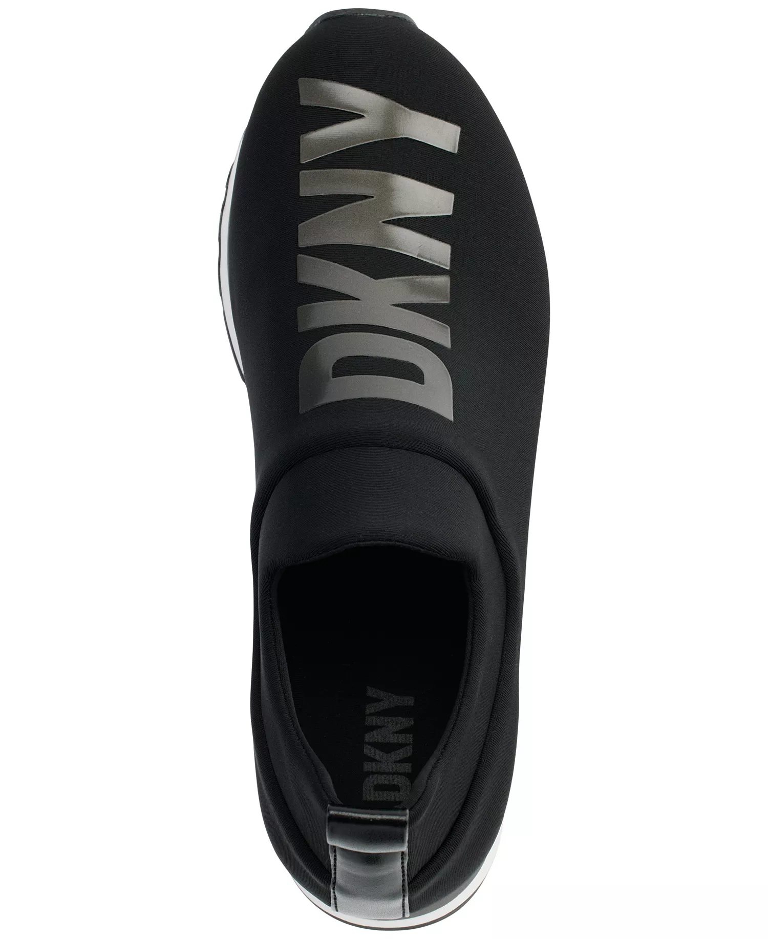 Jadyn Logo Slip-On Casual Sneakers, Created for Macy's - Black/ Dark Gunmetal - 10M
