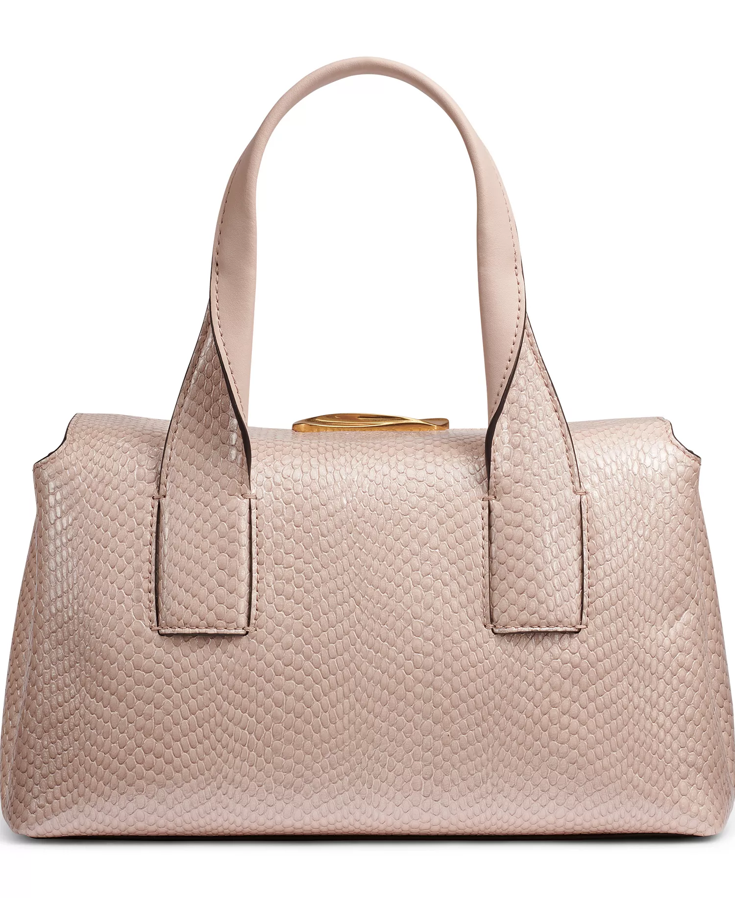 Magnetic Medium Amagansett Snake Satchel Bag - Snow Petal - NO SIZE