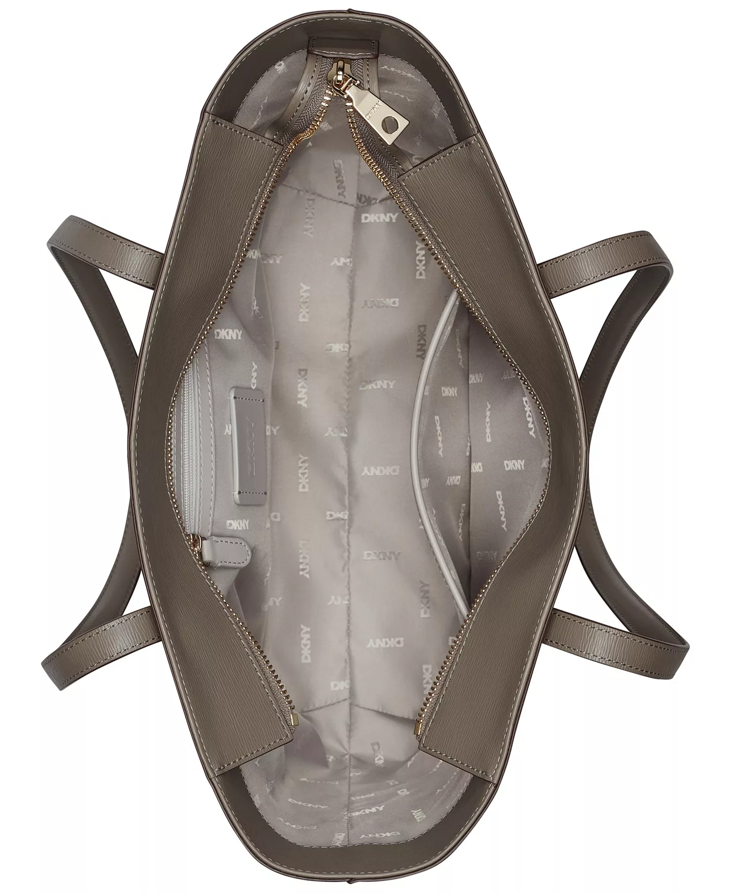 Bryant Medium Zippered Tote Bag - Mink - NO SIZE