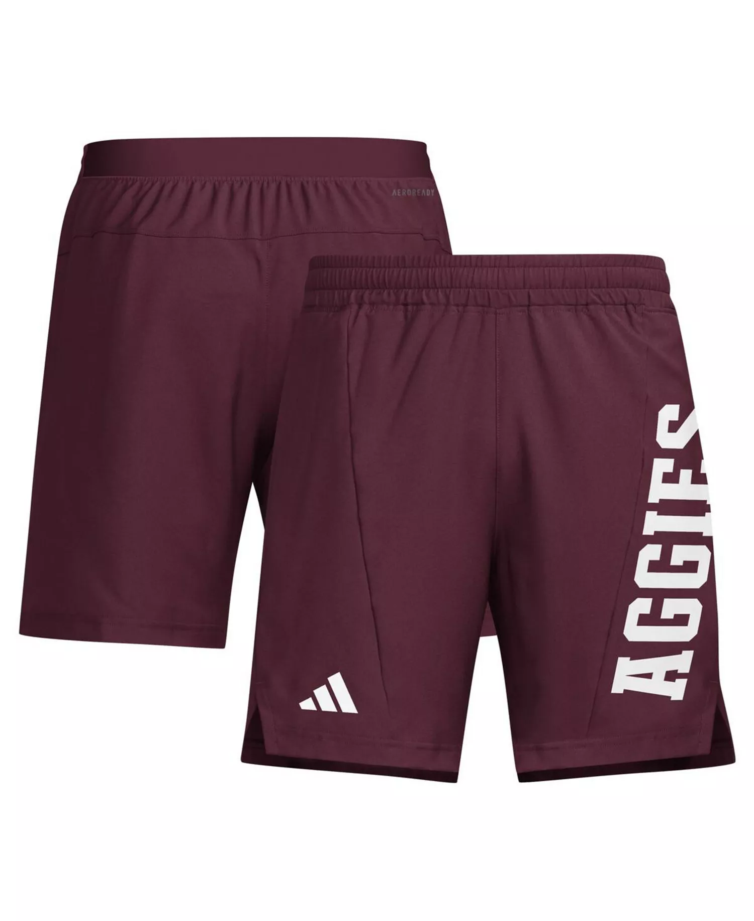 Men's Maroon Texas A M Aggies Designed for Training AEROREADY Shorts - Maroon - 2XL