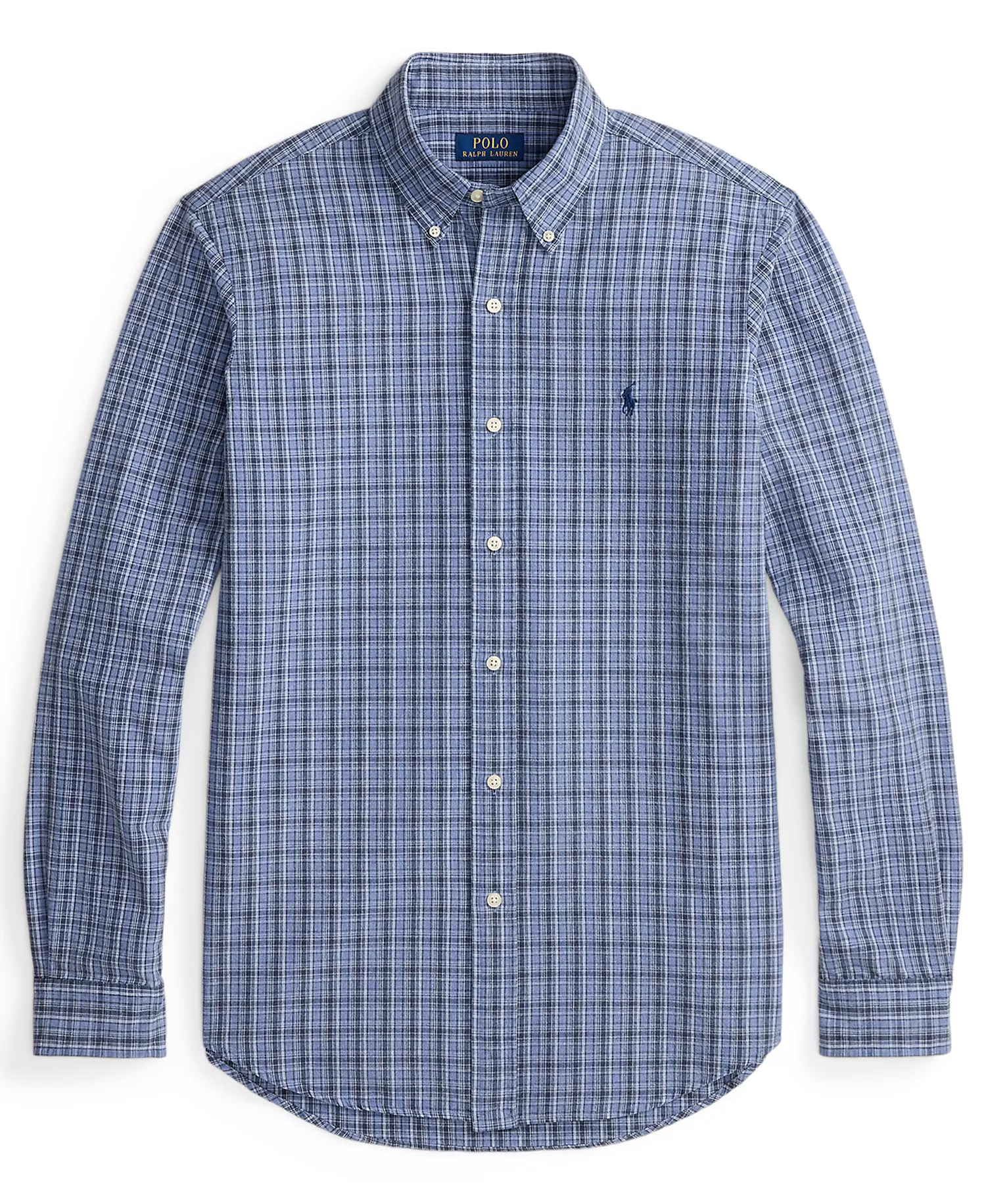 Men's Oxford Shirt - Blue Heather Multi - 2XL