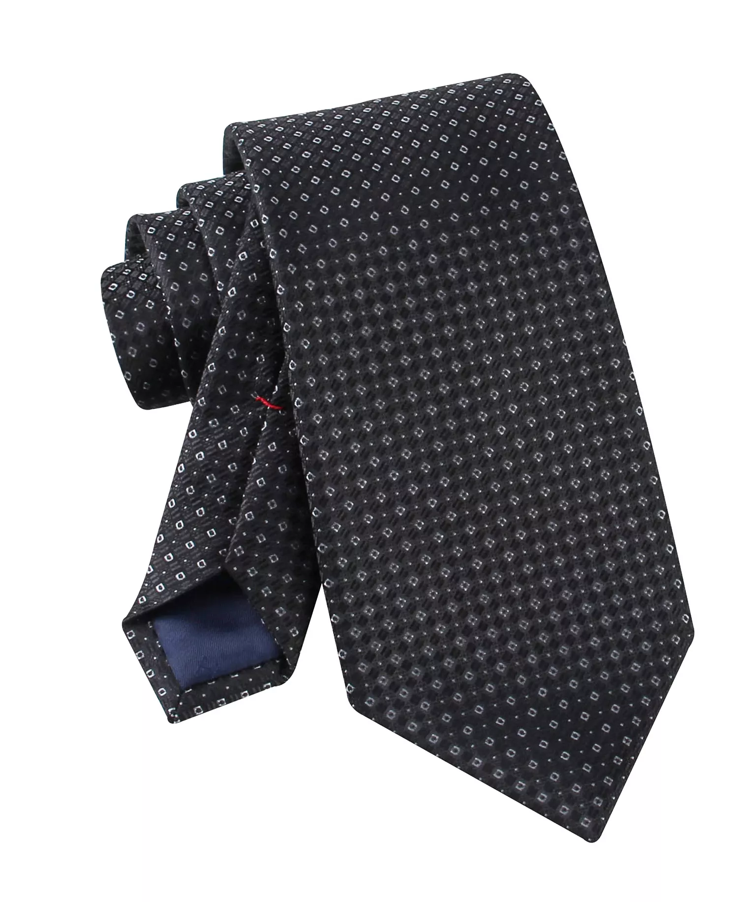 Men's Peyton Neat Pattern Tie - Black - ONE SIZE