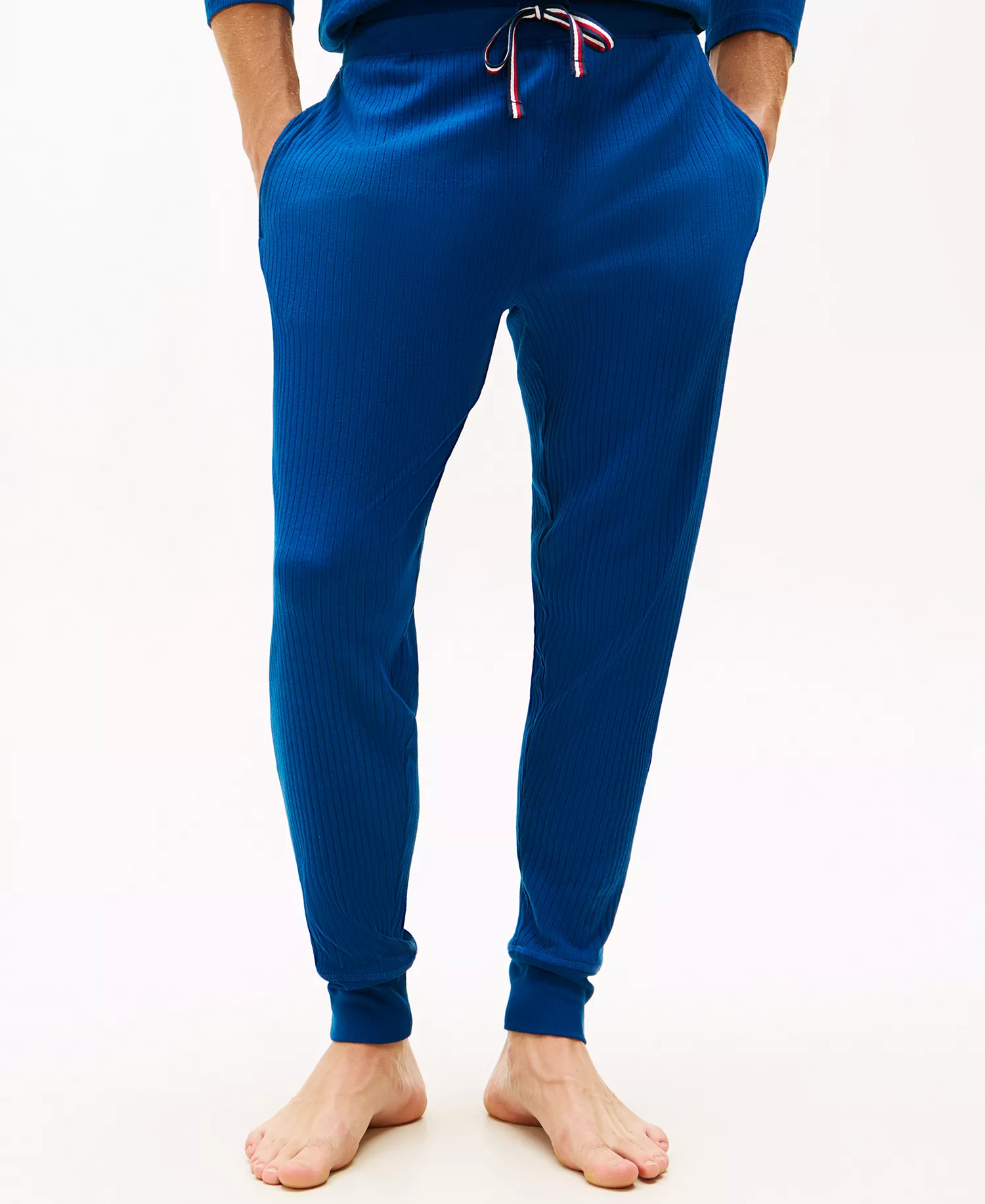 Men's Ribbed Jogger Pajama Pants - Atlantic - 2XL