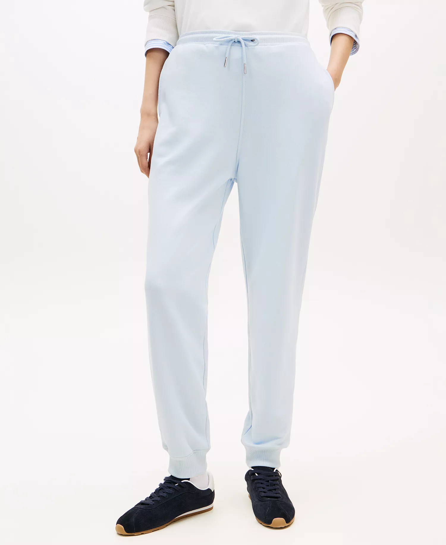 Women's Terry Pull-On Jogger Pants - Breezy Blue - L