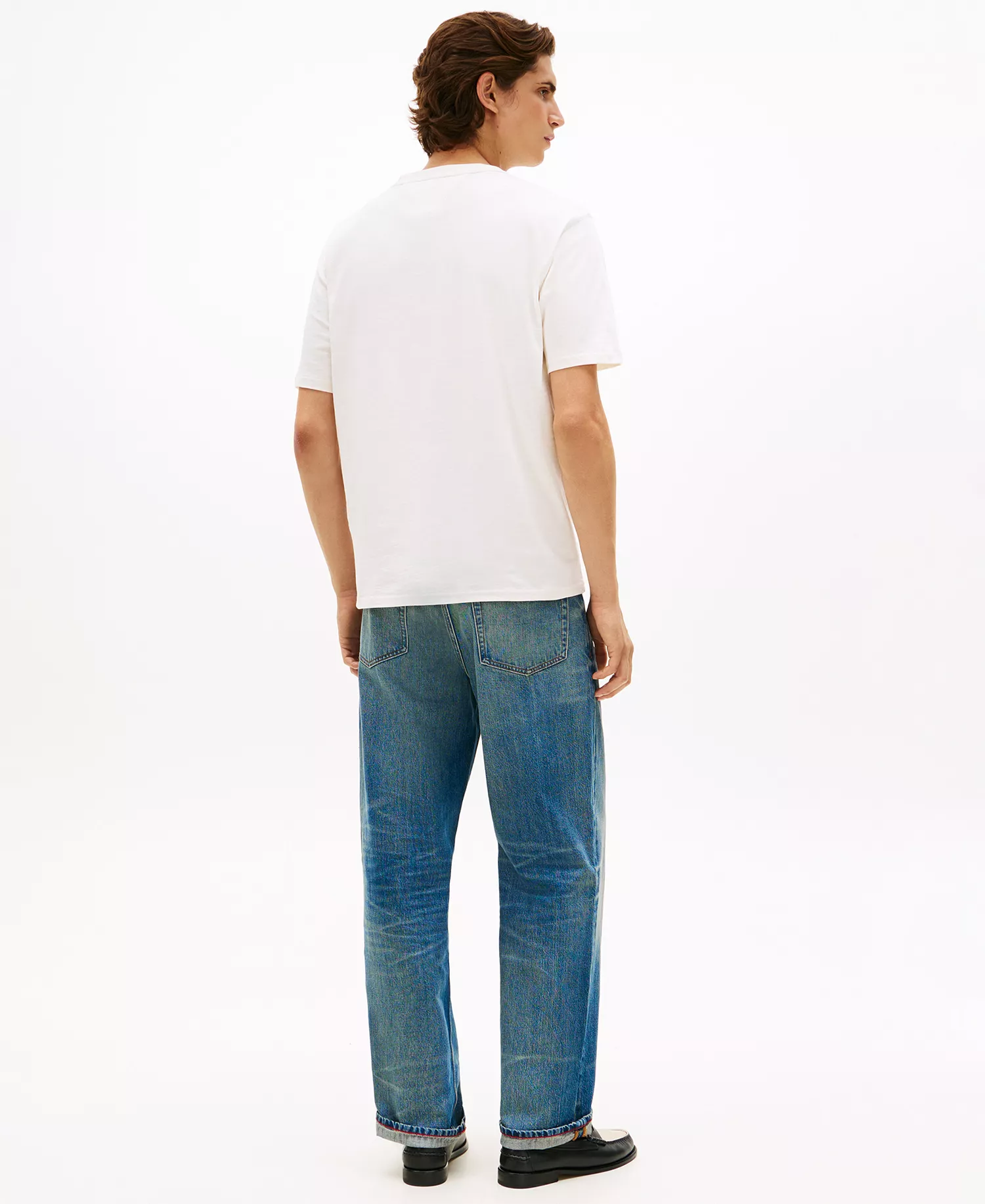 Men's Crewneck Heritage Series Crest T-Shirt - Ivory Petal - L