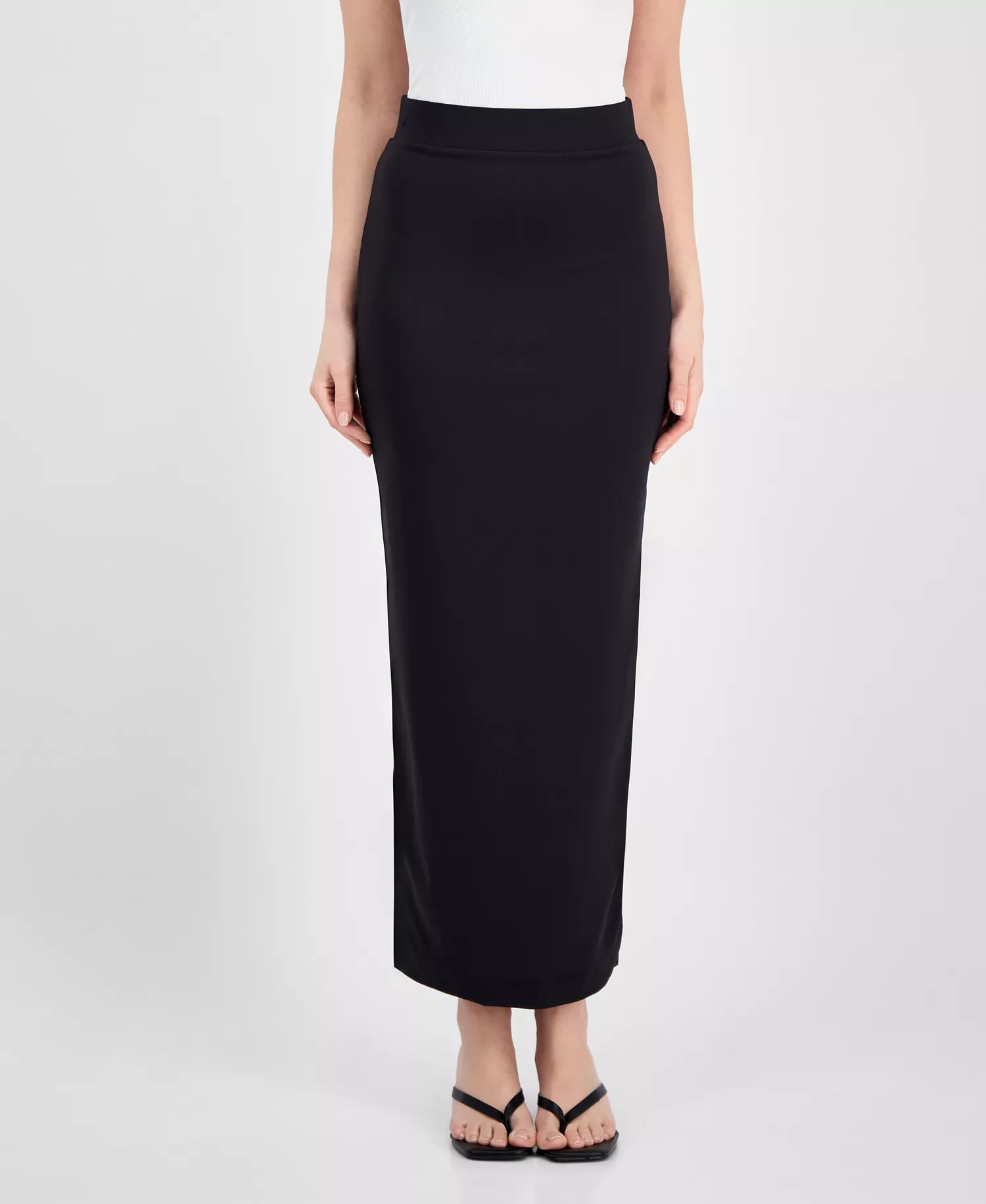 Women's Pull-On Maxi Skirt, Exclusively at Macy's - Black - M