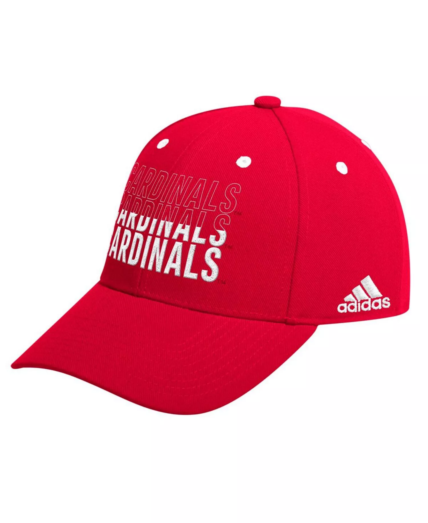 Men's Red Louisville Cardinals Seasonal Half Font Adjustable Hat - Red - ONE SIZE