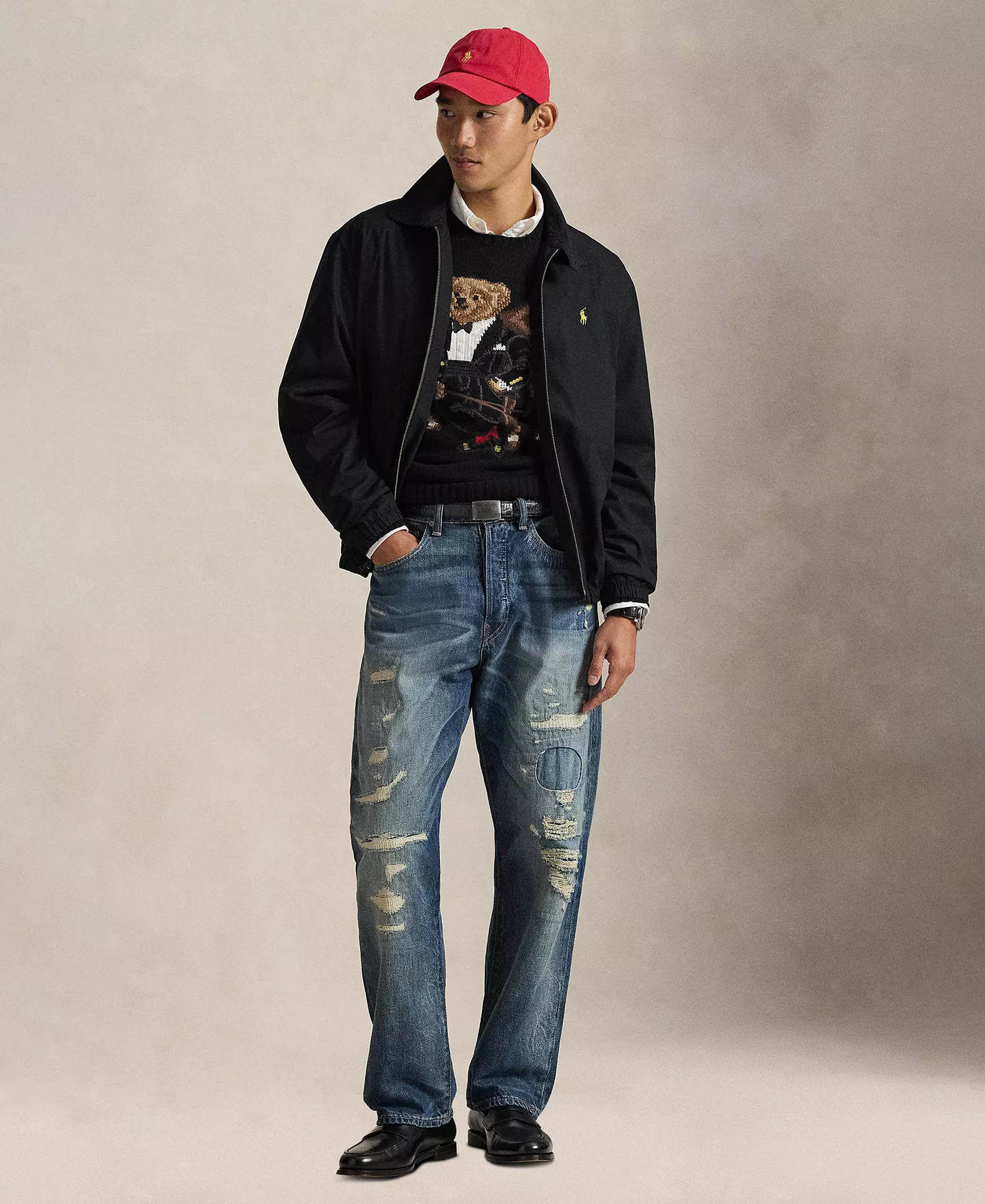 Men's Bayport Zipper Jacket - Polo Black - L