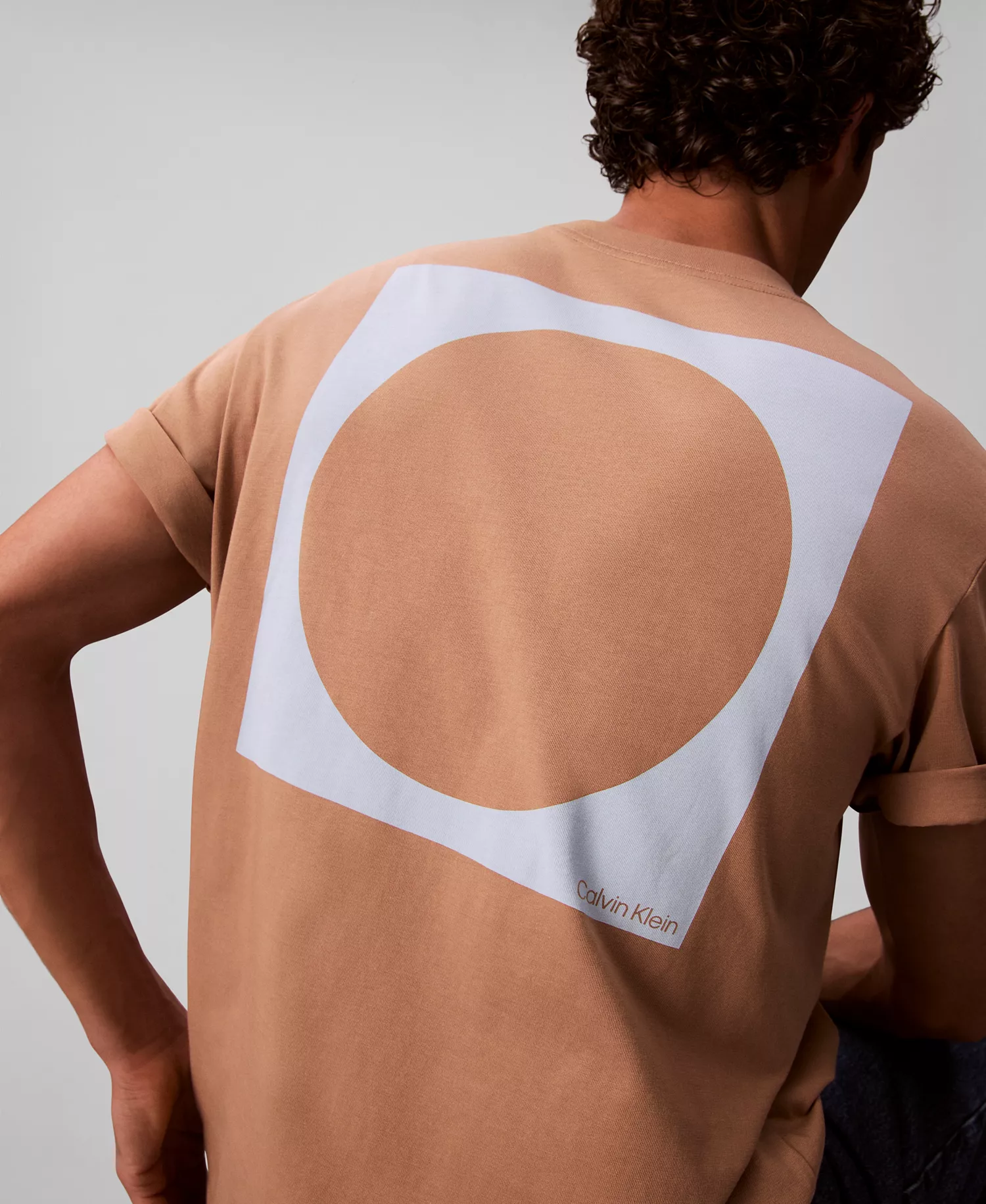 Men's Circle Graphic Relaxed Fit T-Shirt - Stone Henge - 2XL