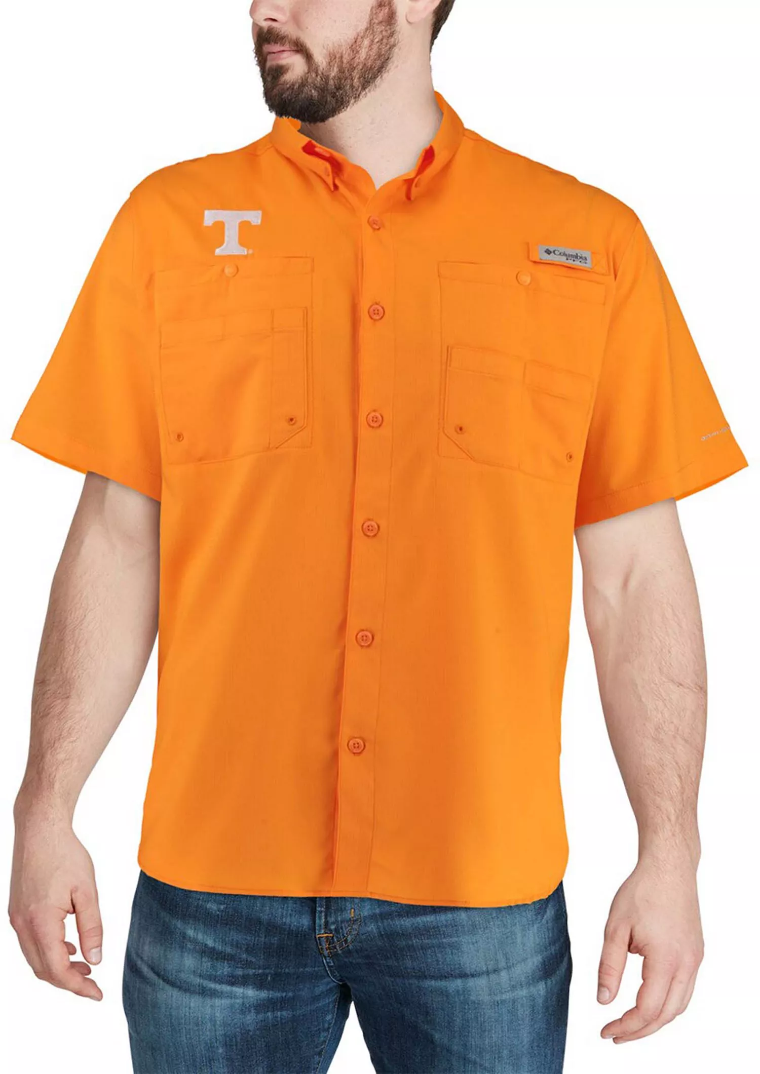 Men's Tennessee Volunteers PFG Tamiami Shirt - Tennessee Orange - M