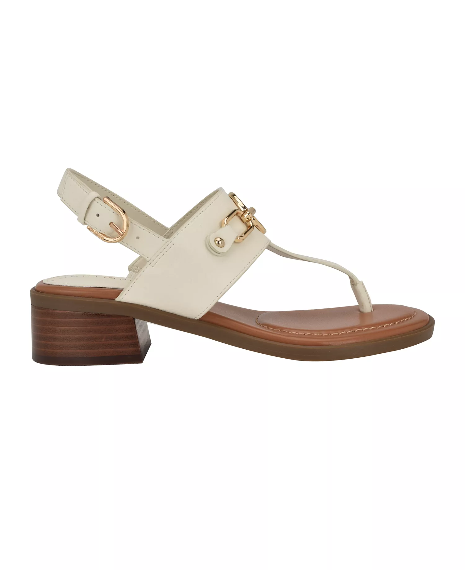 Women's Ezmeai Block Heeled Sandal - Ivory - 10M