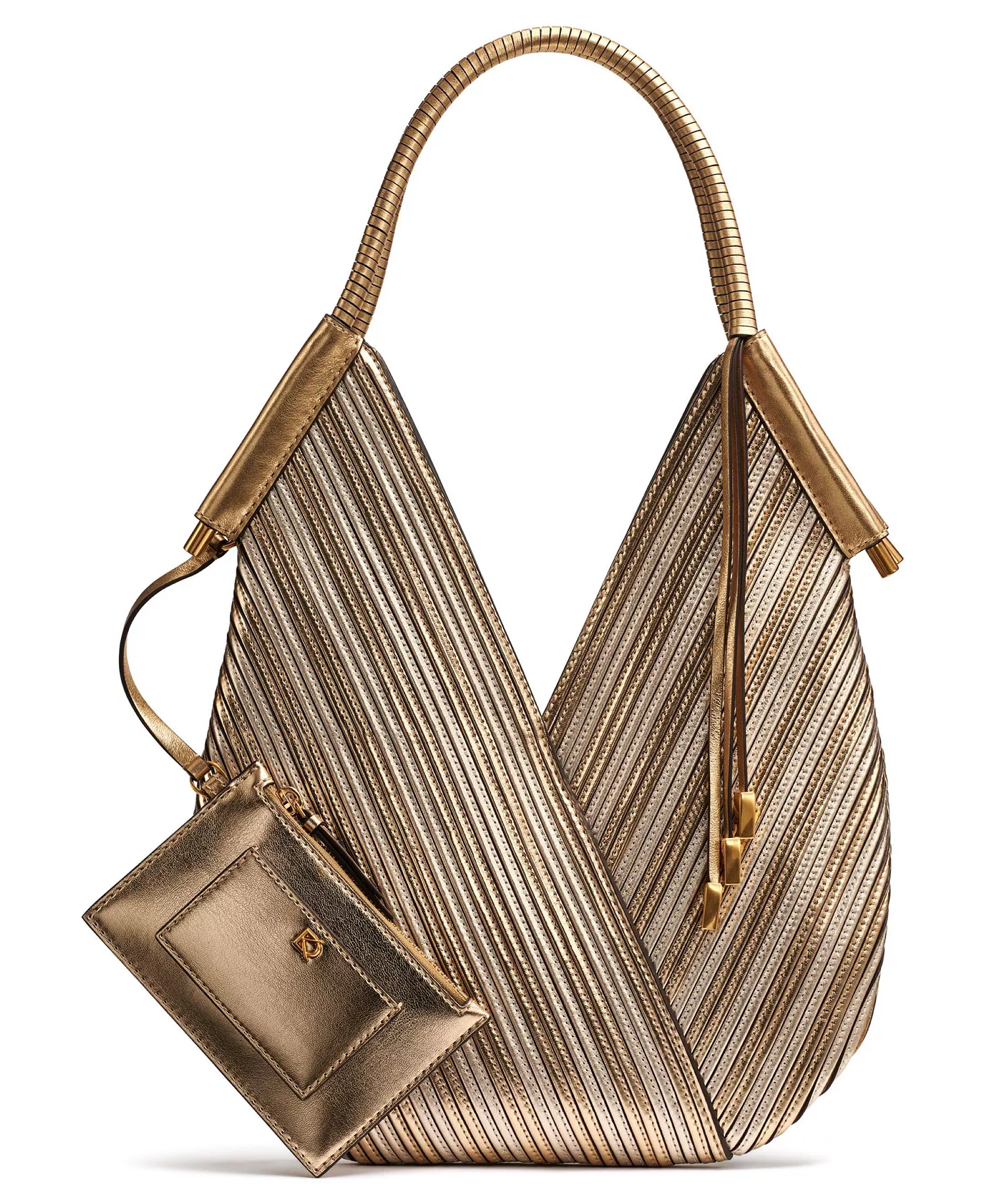 Baldwin Mini Metallic Shoulder Bag - Gold - NO SIZE