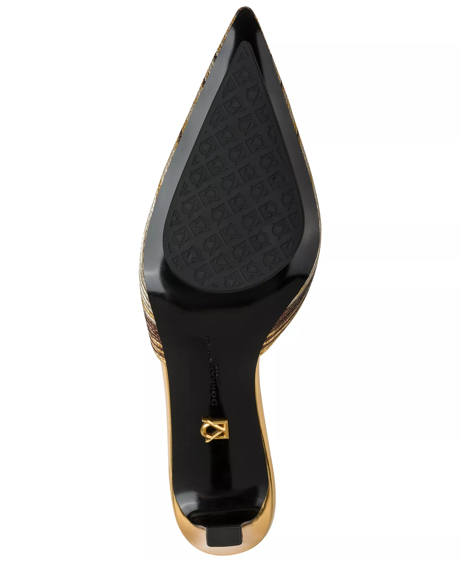 Women's Praxilla Pointed Toe Mule Pumps - Dark Copper/White Gold - 11M