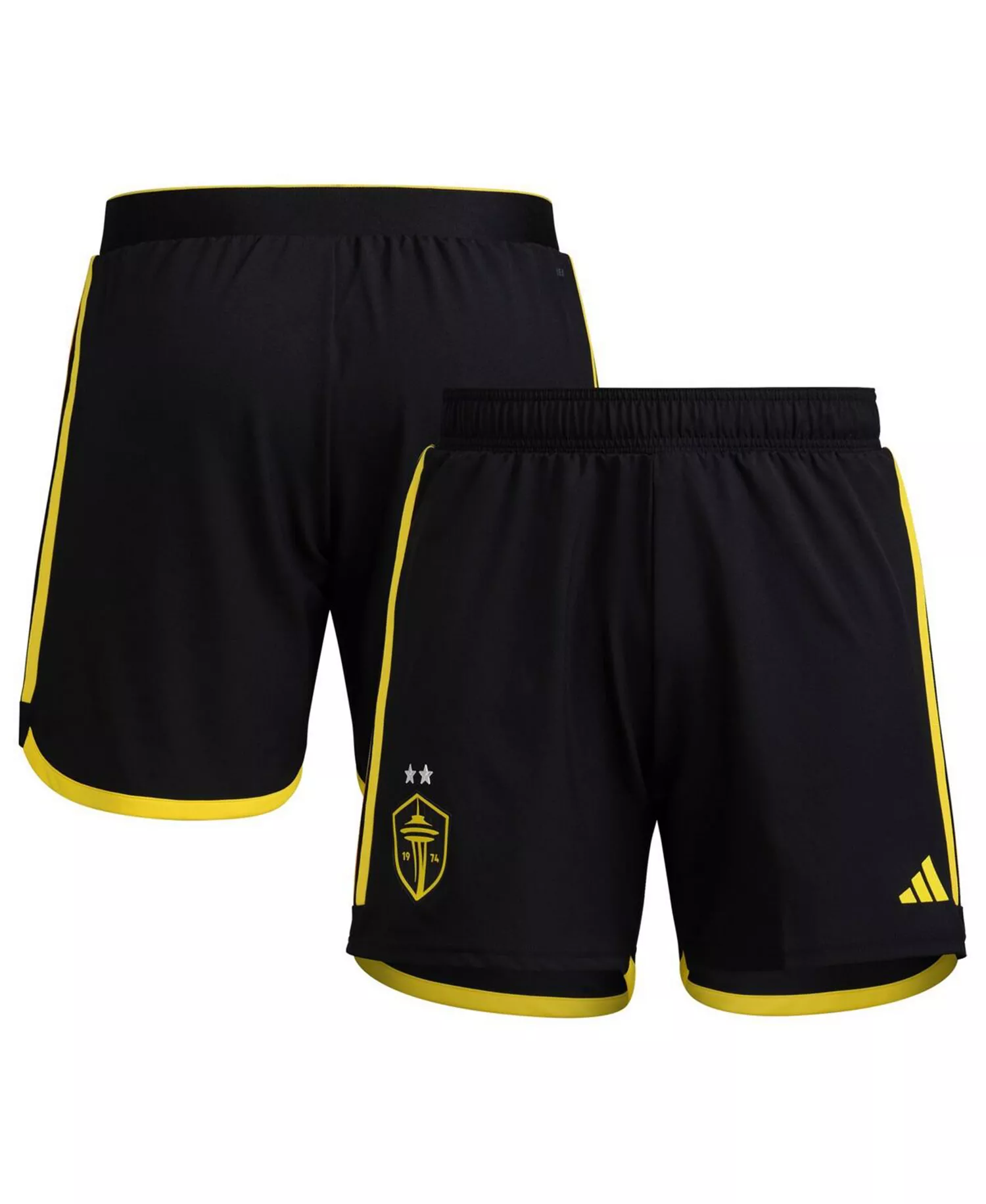 Men's Seattle Sounders FC 2024 Away Authentic Shorts - Black - 2XL