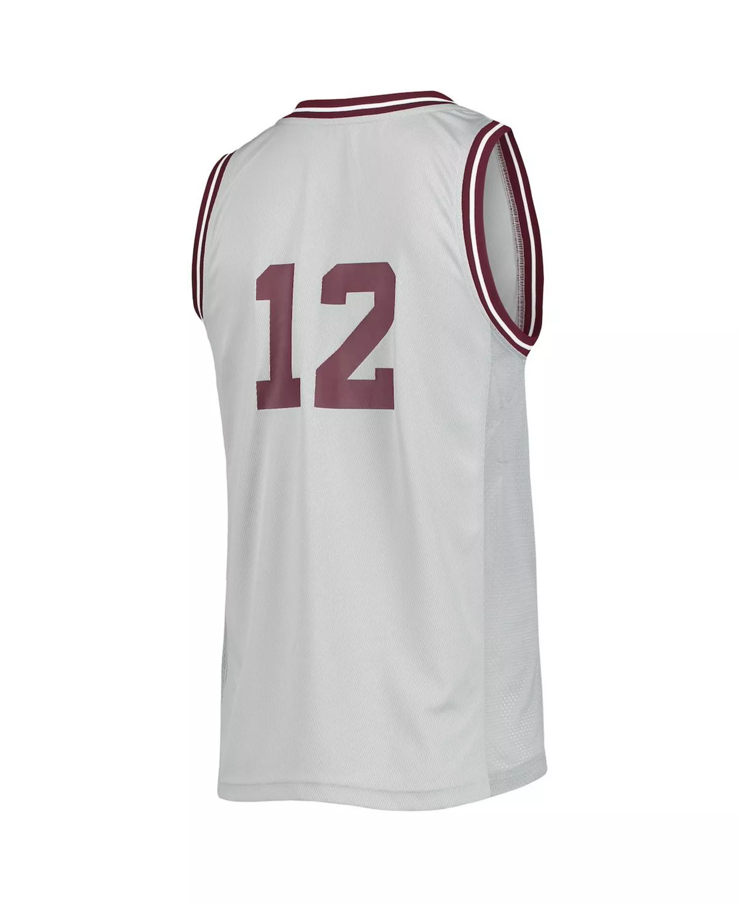 Men's #12 Gray Texas A&M Aggies Reverse Retro Jersey - Gray - 2XL