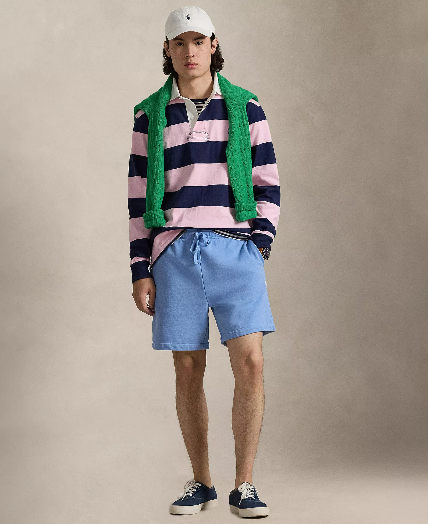 Men's 6.5-Inch Loopback Fleece Shorts - Bristol Blue - 2XL