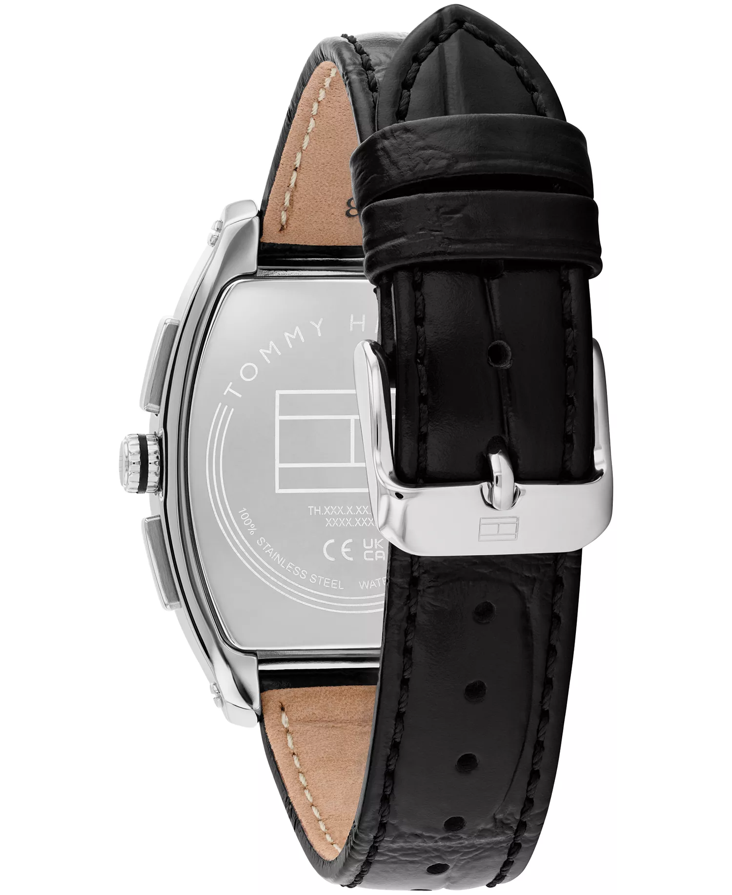 Men's Multifunction Black Leather Strap Watch, 36mm - Black - NO SIZE