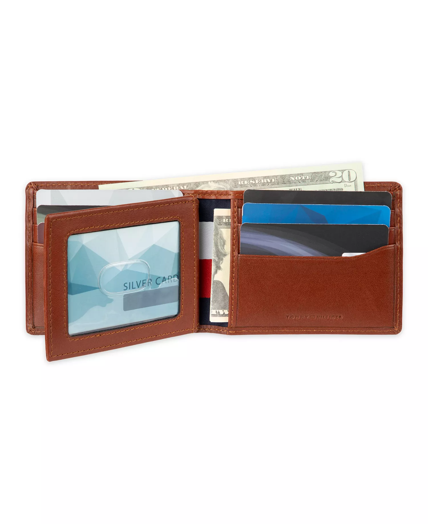 Men's RFID Extra Capacity Slimfold Wallet - Cognac - ONE SIZE