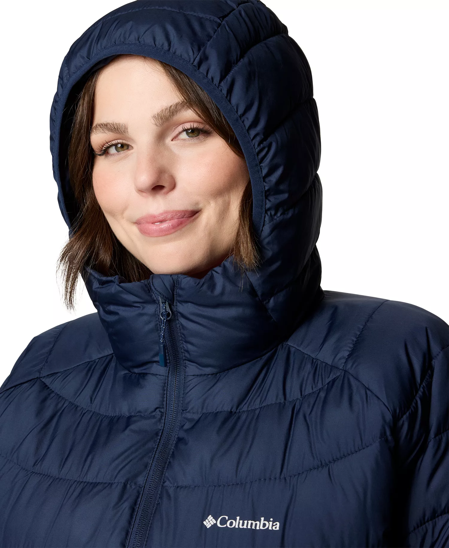 Plus Size Powder Lite II Mid Jacket - Collegiate Navy - 2X