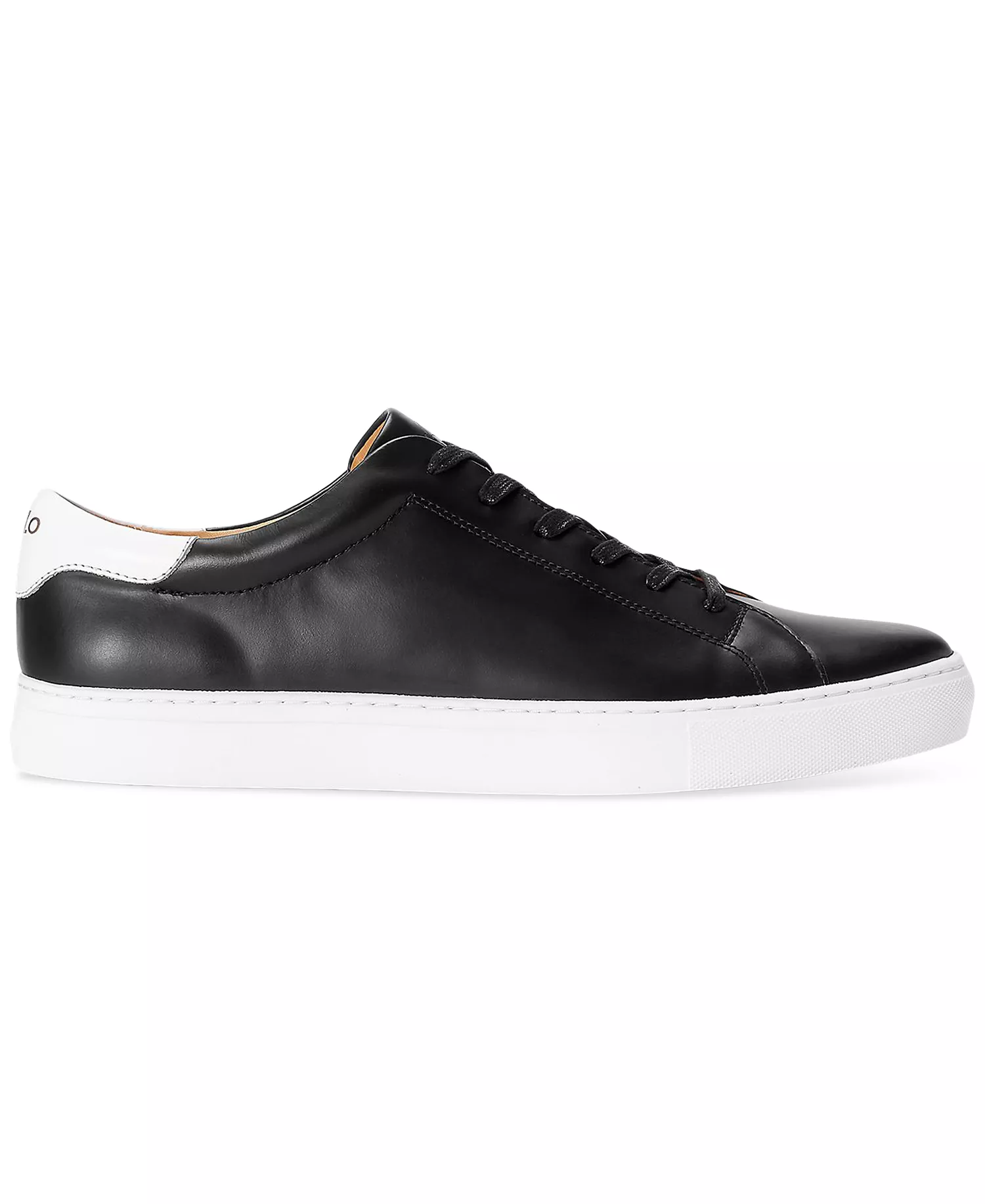 Men's Jermain II Leather Sneakers - Black - 10